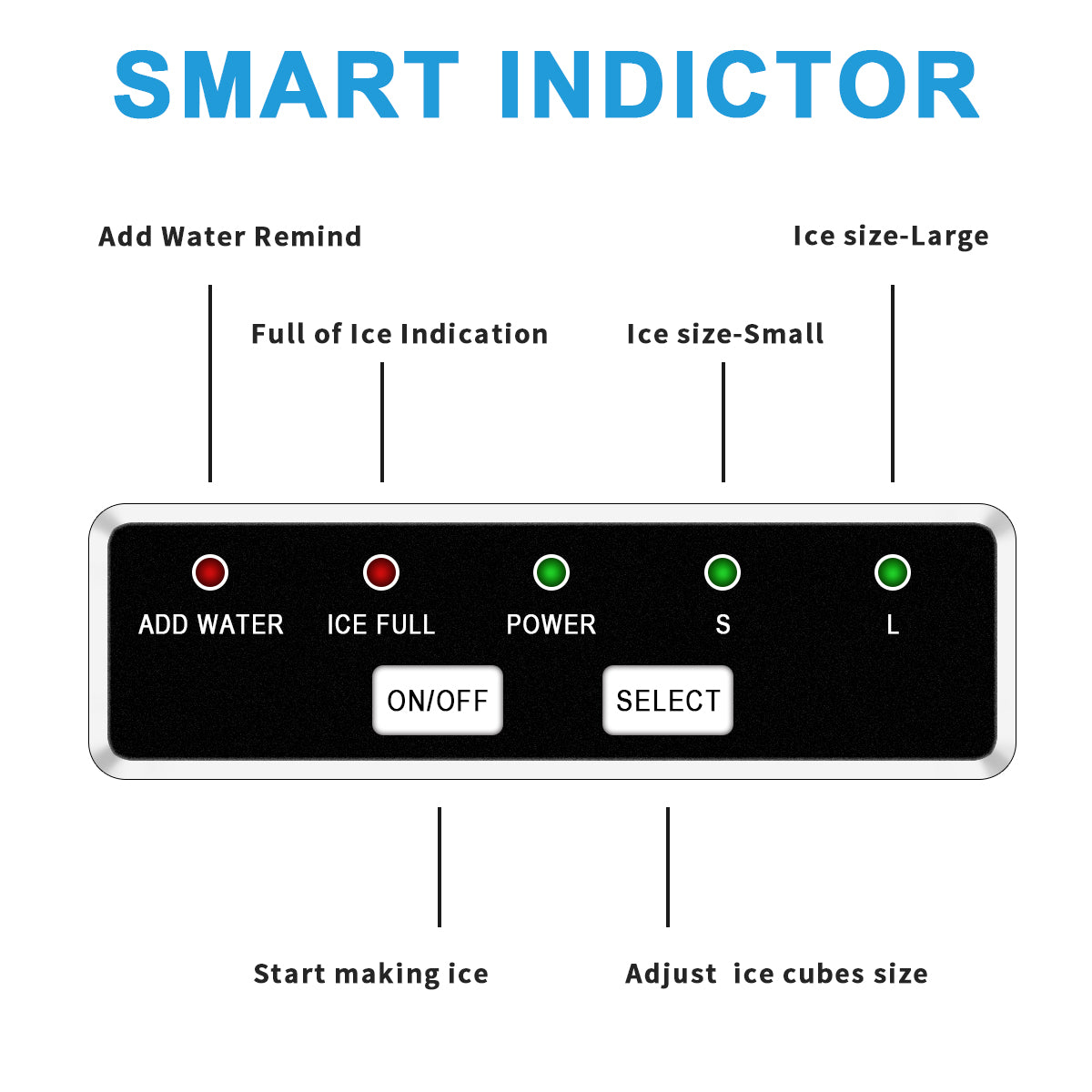 Euhomy Countertop Ice Maker – Clear Bullet Ice, Smart Sensor Control, Quiet & Efficient Cooling