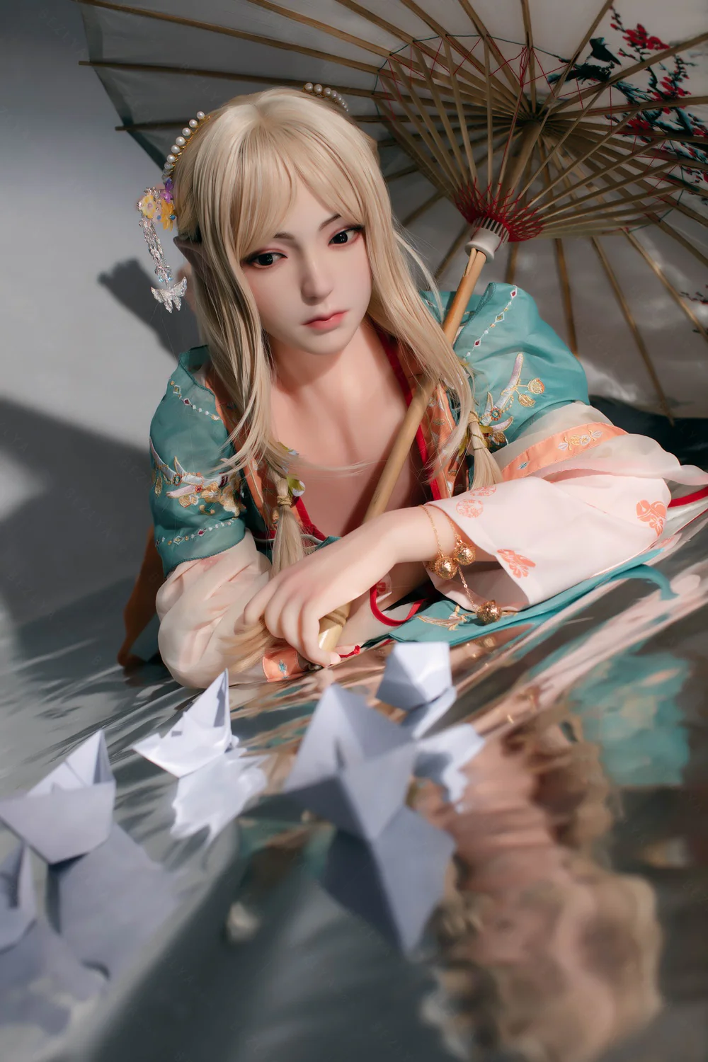 sex doll RCBezlya - Pansy - 160cm/5ft3 - 2.0 C-cup - Silicone Head + TPE Body Sex Doll - R C