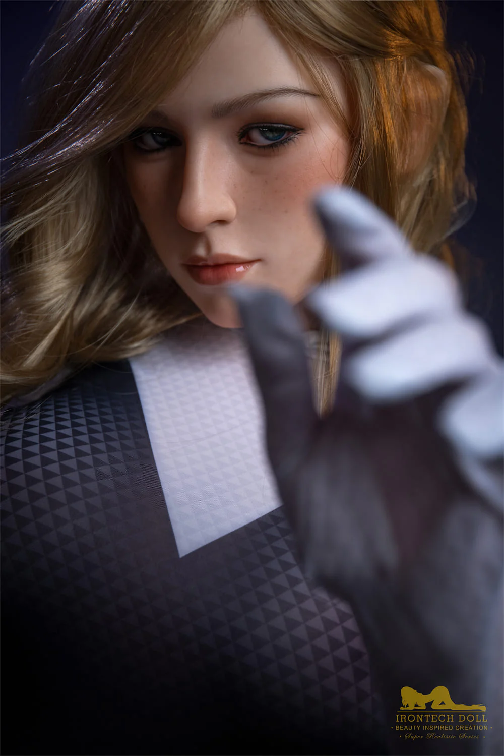 sex doll RC5ft6 / 167cm Spider Woman Silicone Blonde Sex Doll - Irontech Doll Elise - R C