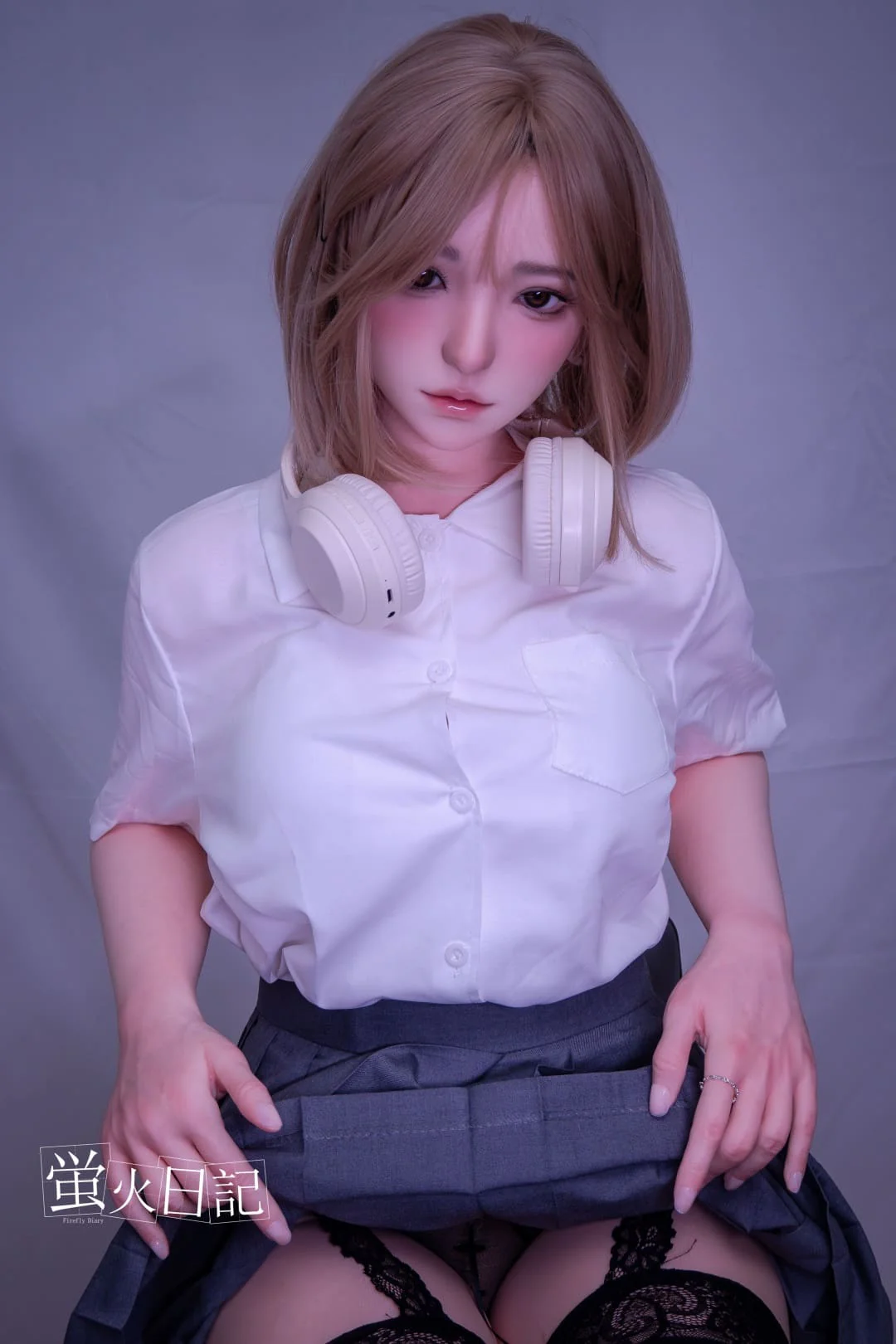 sex doll RC4ft11 / 151cm Cute Face Silicone Japanese Sex Doll - Firefly Diary Doll Zephyr - R C