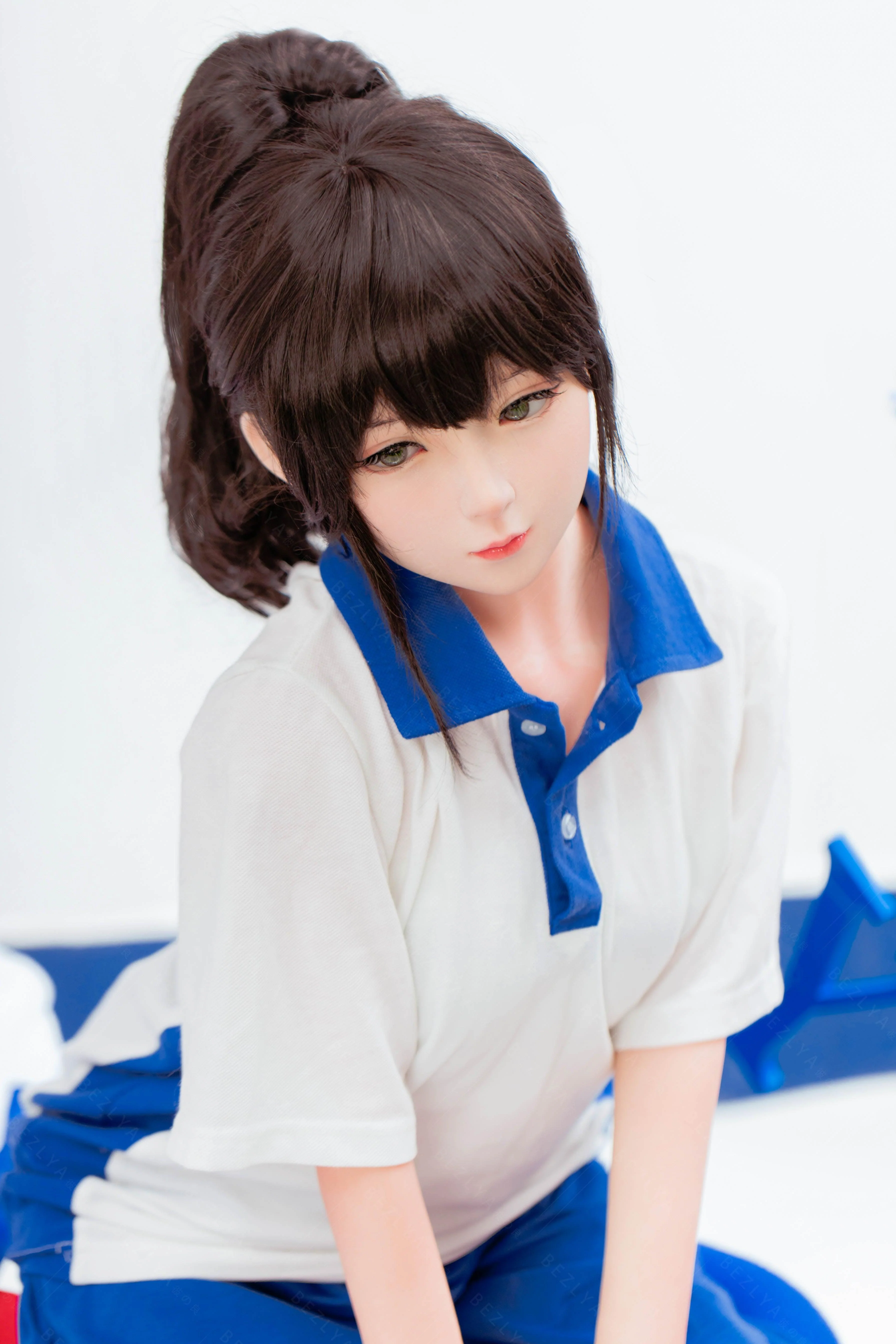 sex doll RCBezlya - Jasmine - 138cm/4ft6.25 - 2.0 AA-cup - Silicone Head + TPE Body Sex Doll - R C