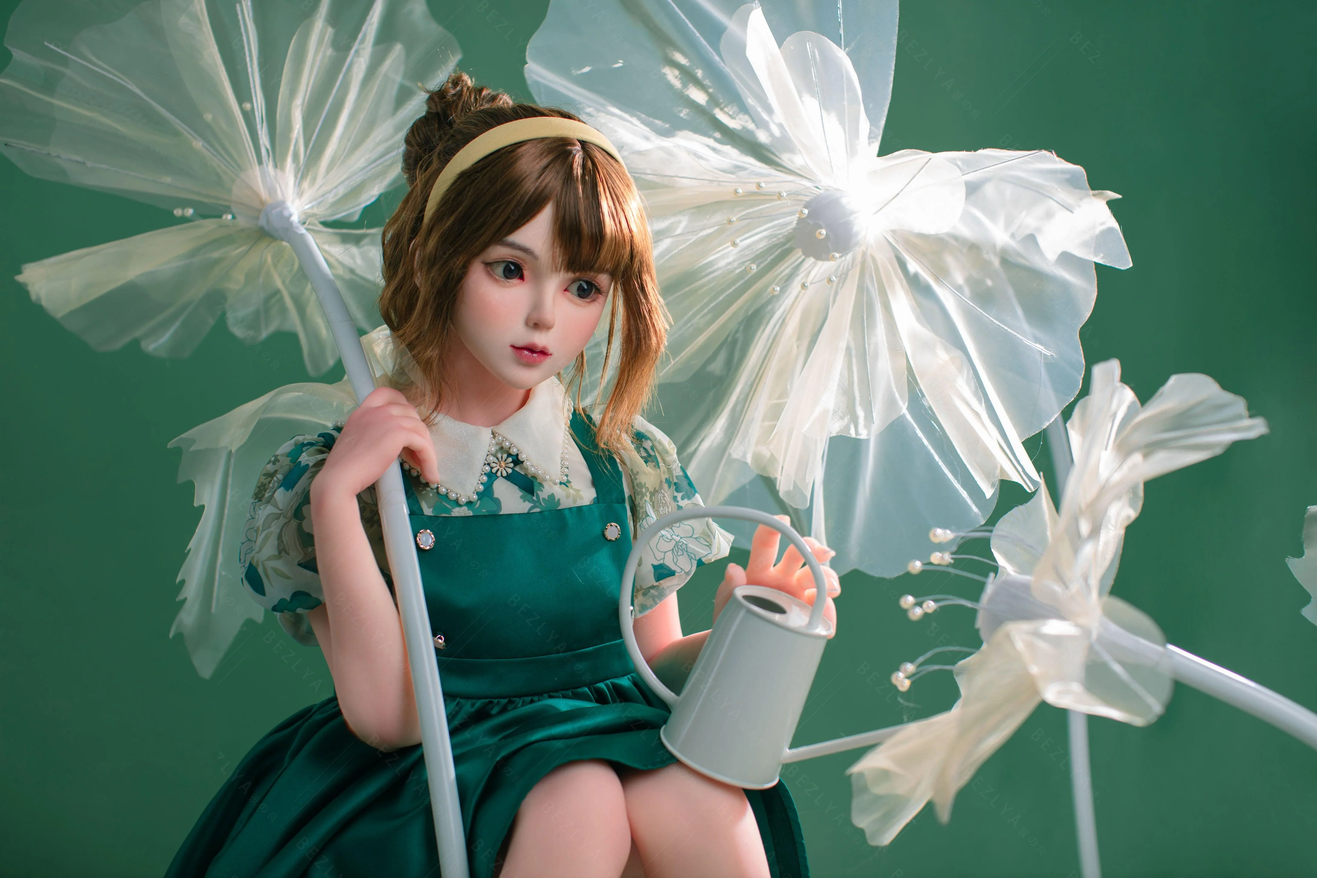 sex doll RCBezlya - Ruriokoshi - 138cm/4ft6.25 - 2.0 AA-cup - Silicone Head + TPE Body Sex Doll - R C