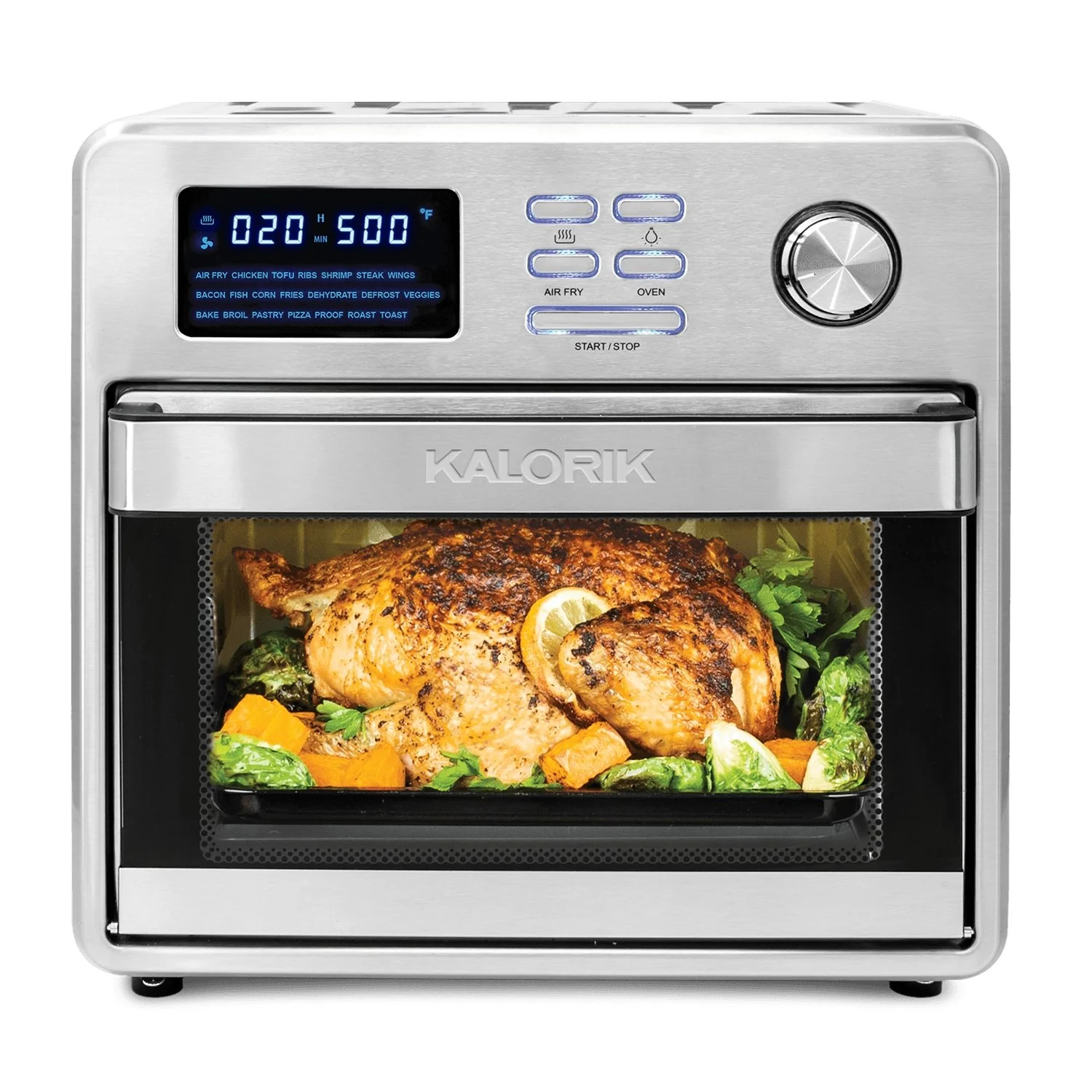 2026 9-in-1 Multifunctional Air Fryer Oven with Turbo MAXX® Technology – 16-Quart Capacity, Smart Presets & 500°F Searing Power