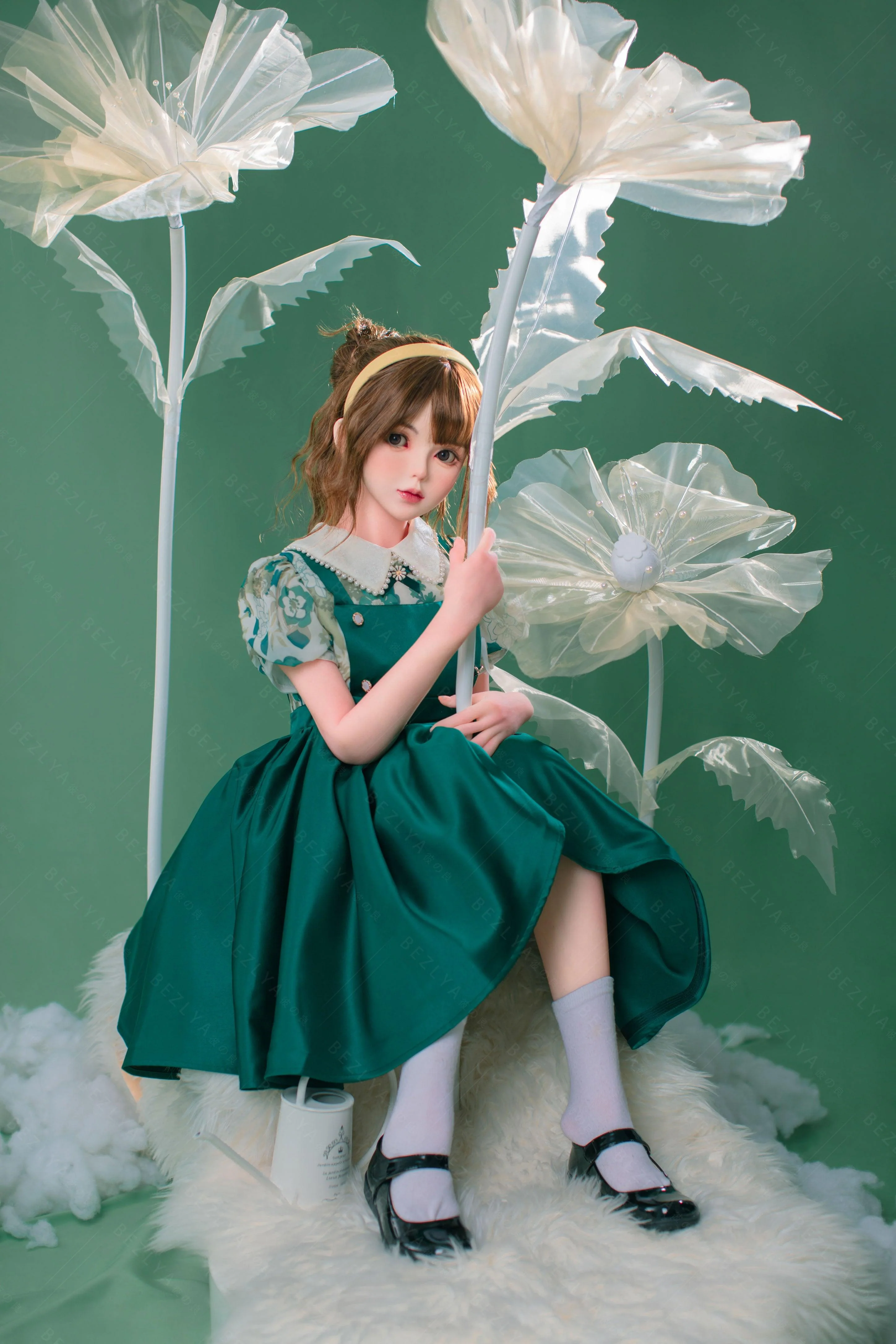 sex doll RCBezlya - Ruriokoshi - 138cm/4ft6.25 - 2.0 AA-cup - Silicone Head + TPE Body Sex Doll - R C