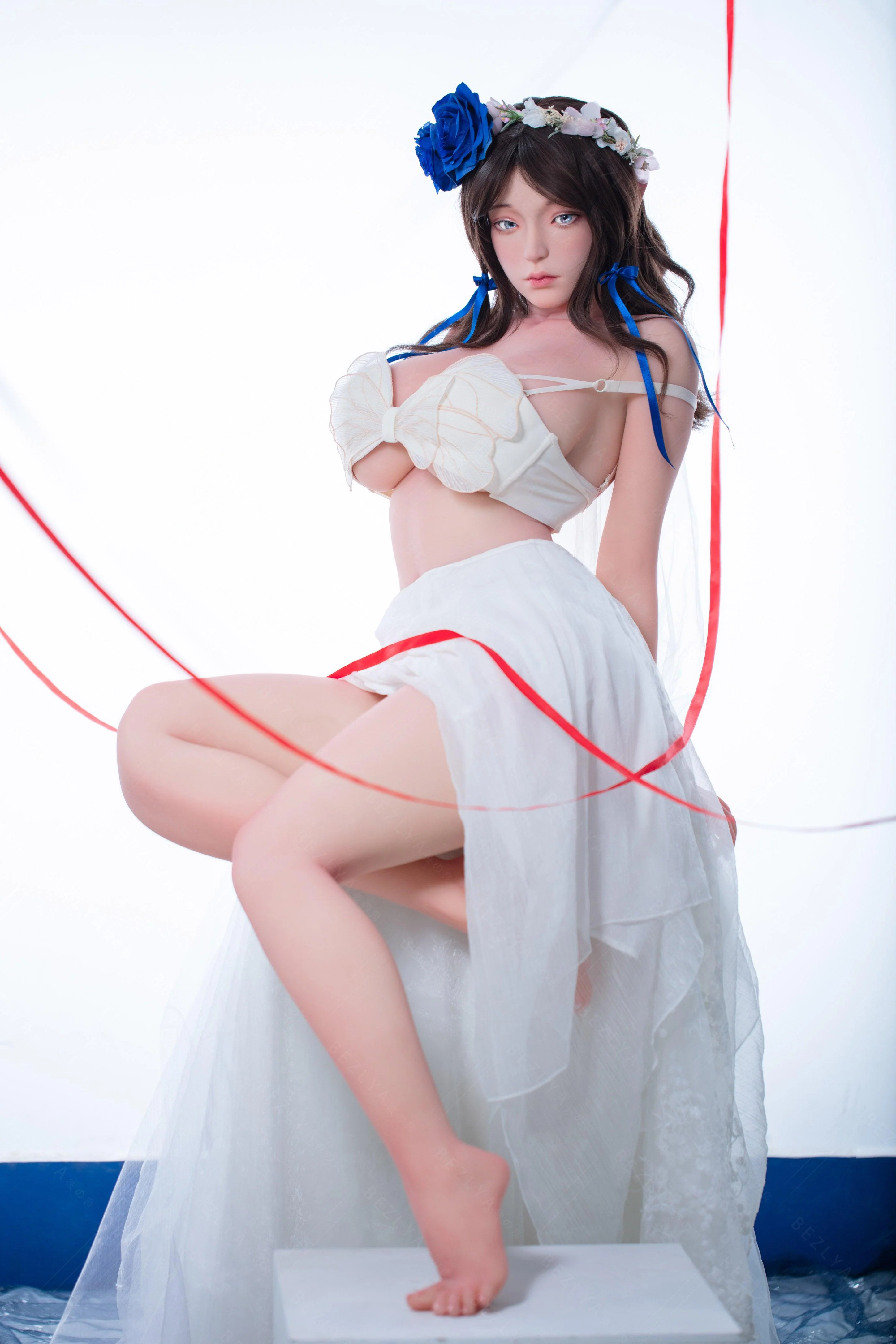 sex doll RCBezlya - Pansy - 155cm/5ft1 - 2.0 F-cup - Silicone Head + TPE Body Sex Doll - R C