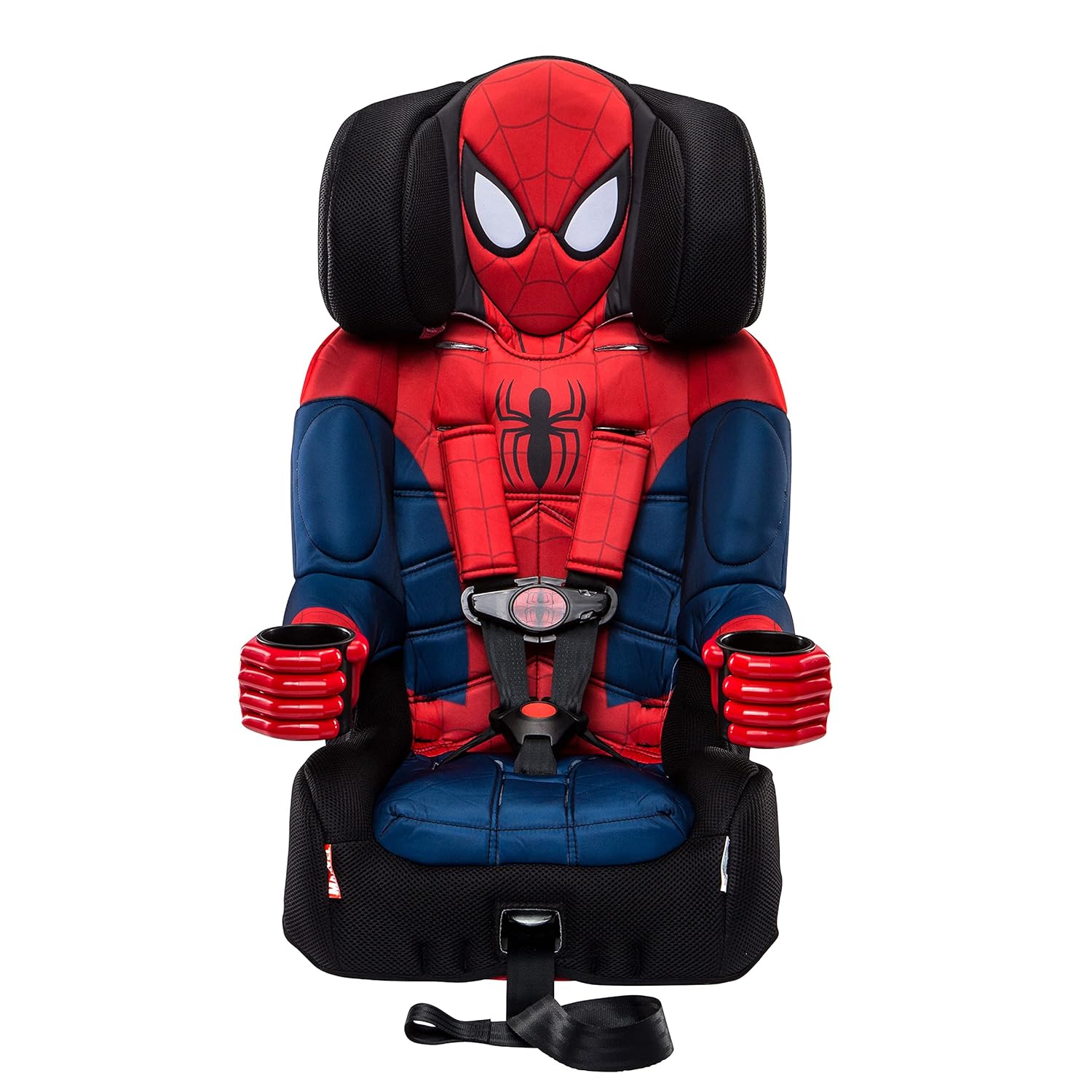 2026 KidsEmbrace Marvel Spider-Man 2-in-1 Forward-Facing Booster Car Seat LATCH | 5-Point Harness Booster 22-65lbs converts to Belt-Positioning Booster 40-100lbs | Adjustable