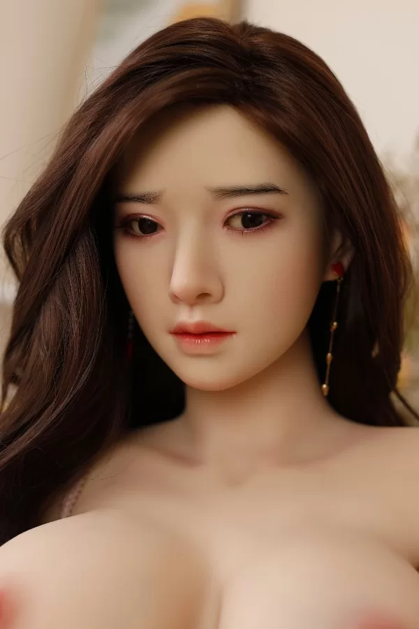 sex doll RC160cm / 5ft3 Big Breast Real Life Silicone Sex Doll - Dime Doll: Anya - R C