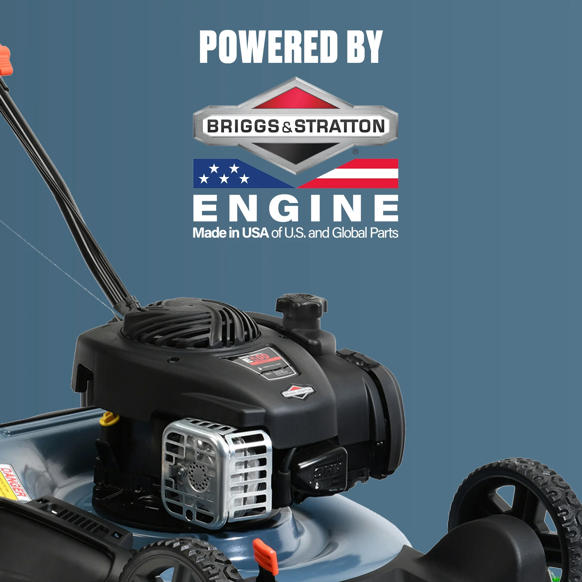 2026 Senix Gas Push Lawn Mower, 21-Inch, 140 cc 4-Cycle Briggs & Stratton Engine, 2-in-1 Push Lawnmower, 6-Position Height Adjustment with Folding Capability, LSPG-M6