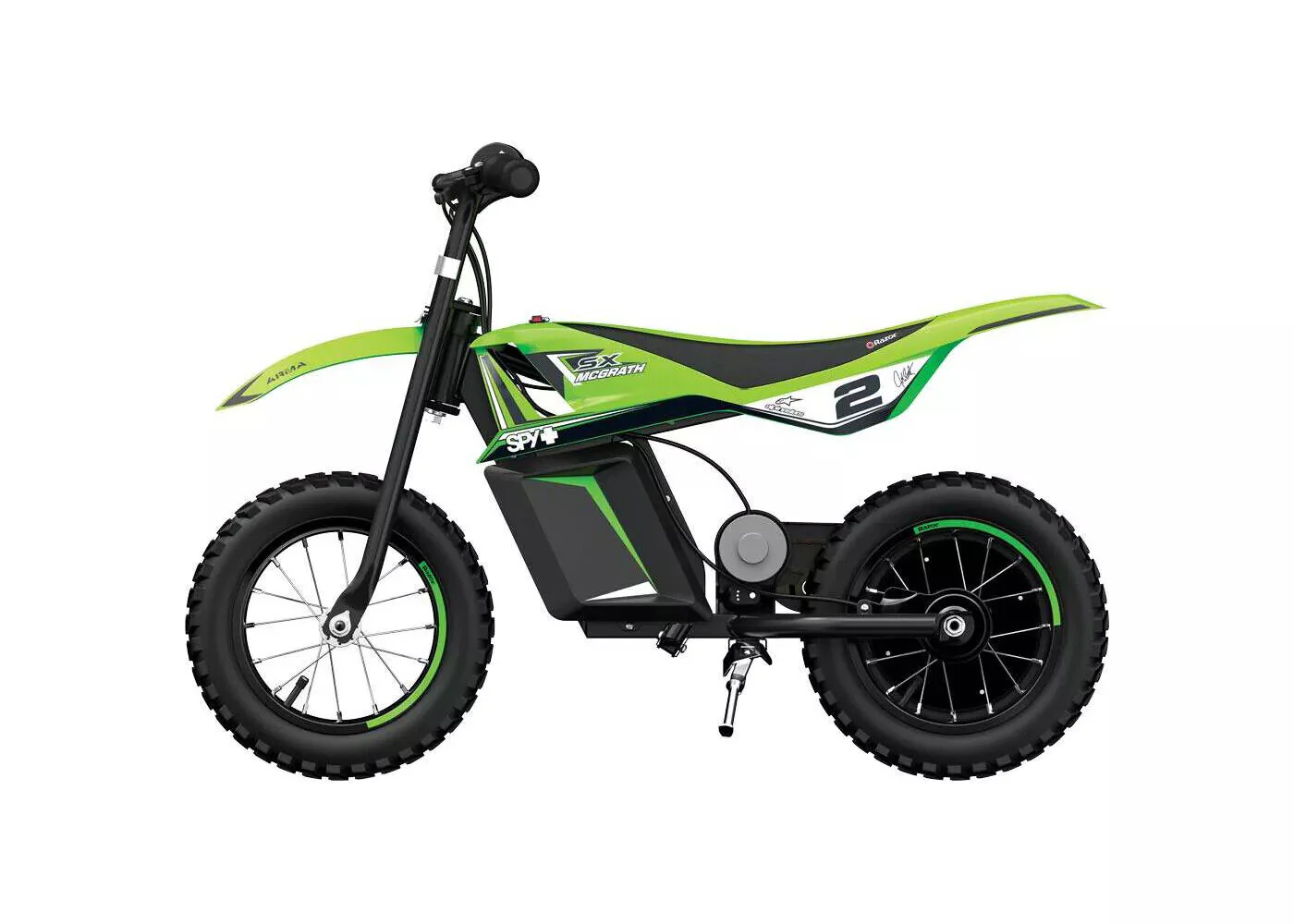 2026 Kid's Razor Dirt Rocket SX125 Electric-Powered Dirt Bike, Ages 7+, Green