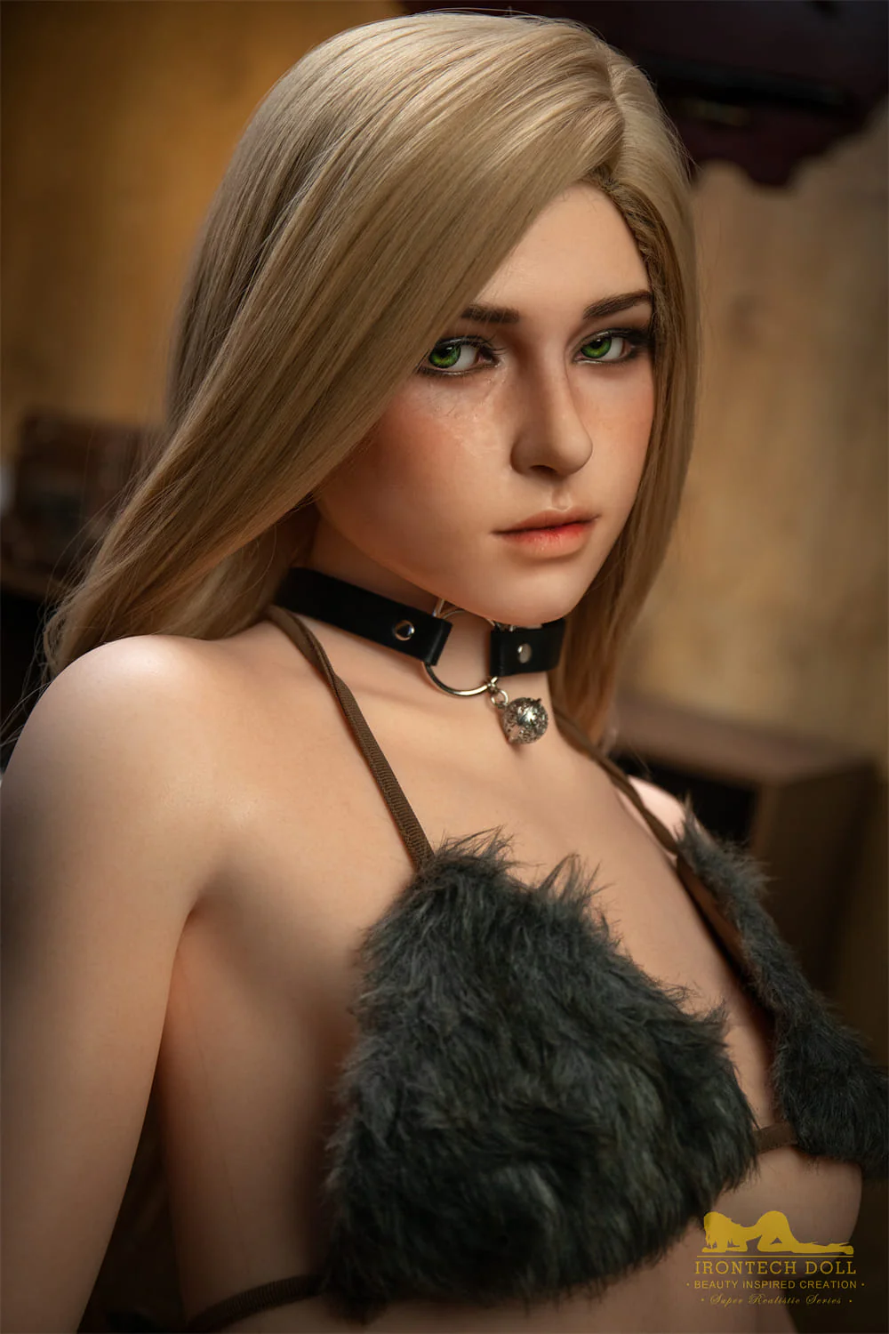 sex doll RC163cm / 5ft4 B-cup Blonde Silicone Furry Sex Doll - Irontech Doll Marina - R C