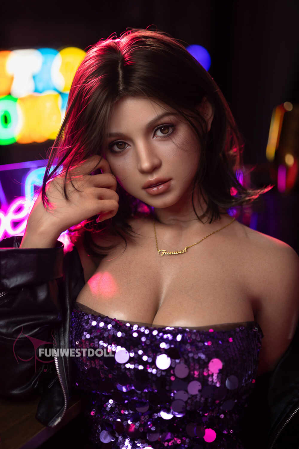 sex doll RCFUNWEST I In Stock 157cm/5ft2 G-Cup Full Silicone Sex Doll – Lyra (Real Skin Texture Version) - R C