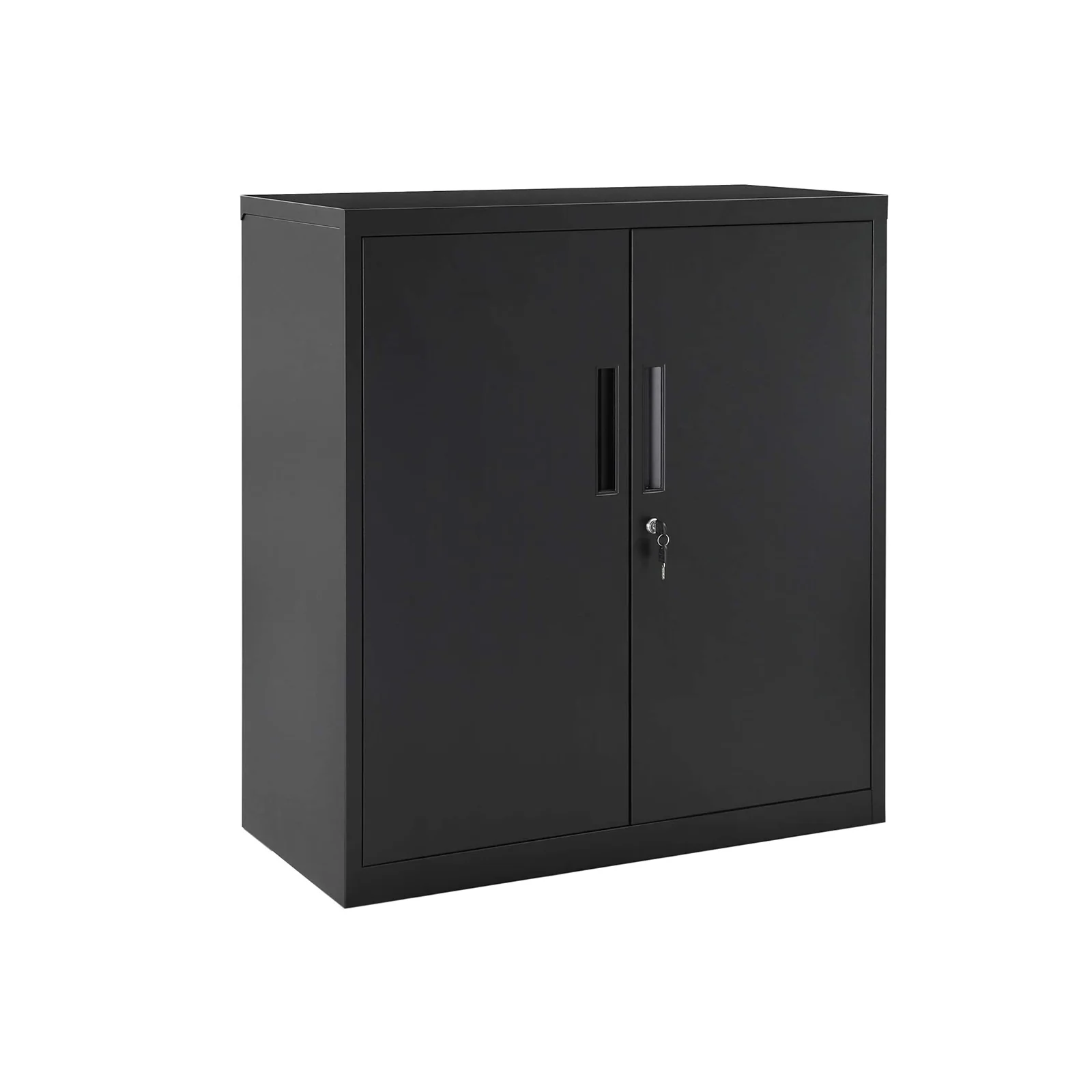 Office Cabinet with Storage Shelves and Double Door