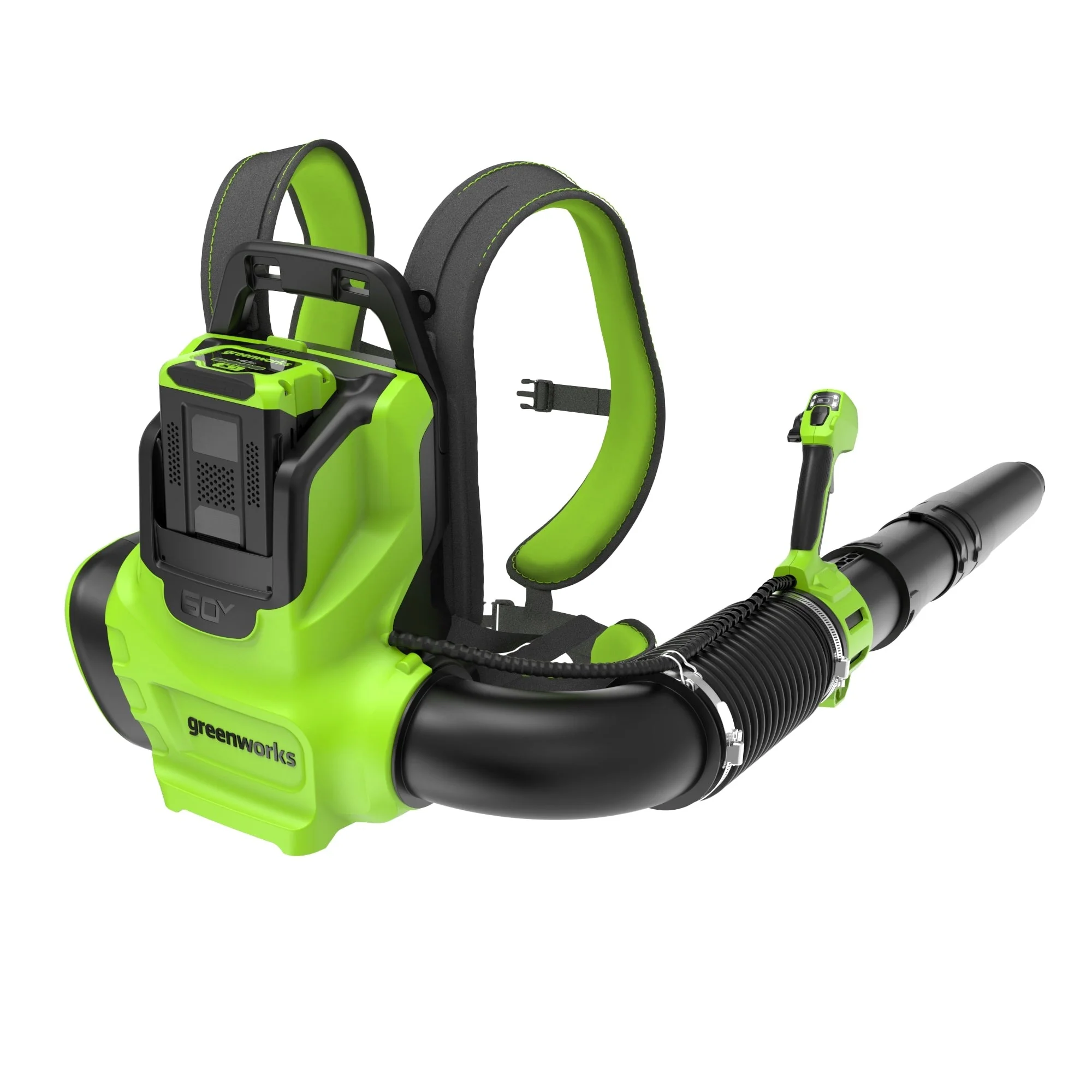 2026 60V 730 CFM Cordless Battery Backpack Blower w/ 4.0Ah Battery & 3A Charger