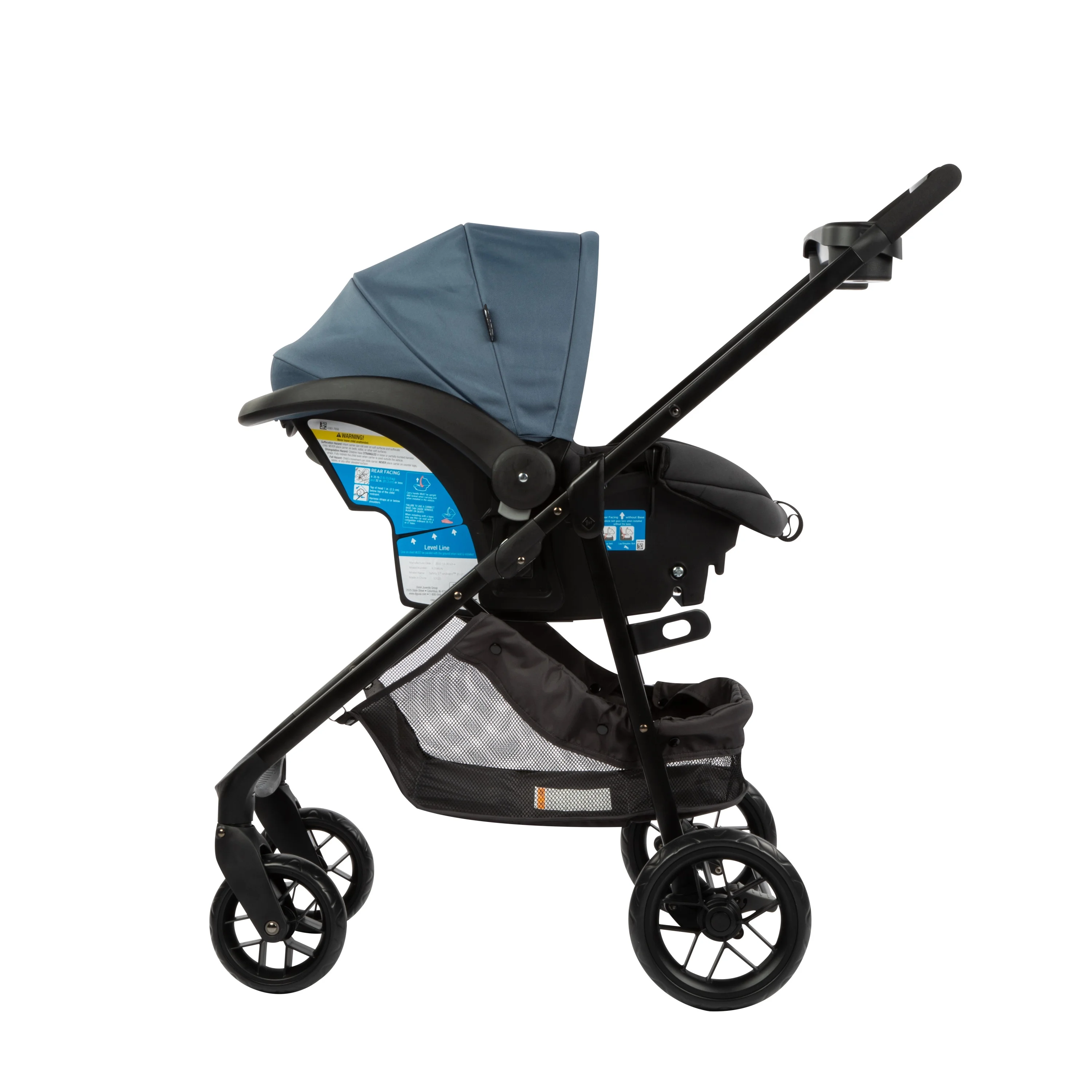 2026 Safety 1st Grow and Go Sprint Modular Travel System Stroller with Rear-Facing Infant Car Seat, Bluestone