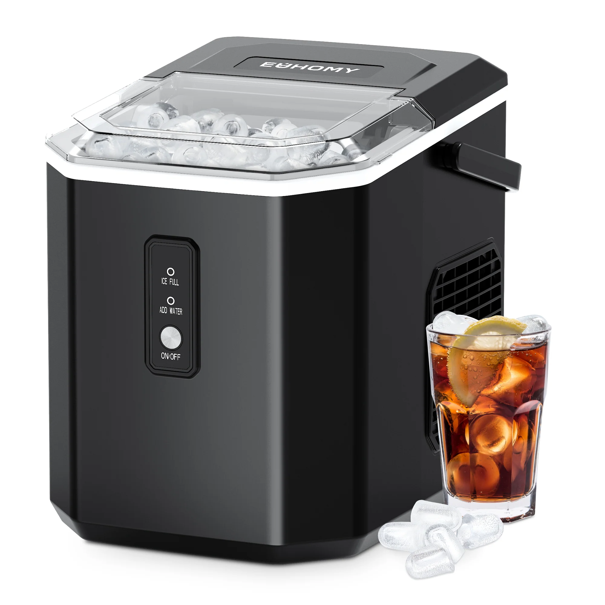 2026 EUHOMY Ice Maker Countertop , 26 lbs/24H, Unrivaled Portability