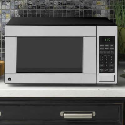 2026 GE 1.1 Cu. Ft. Countertop Microwave Oven – Stainless Steel, Compact Design, Model JES1140STC