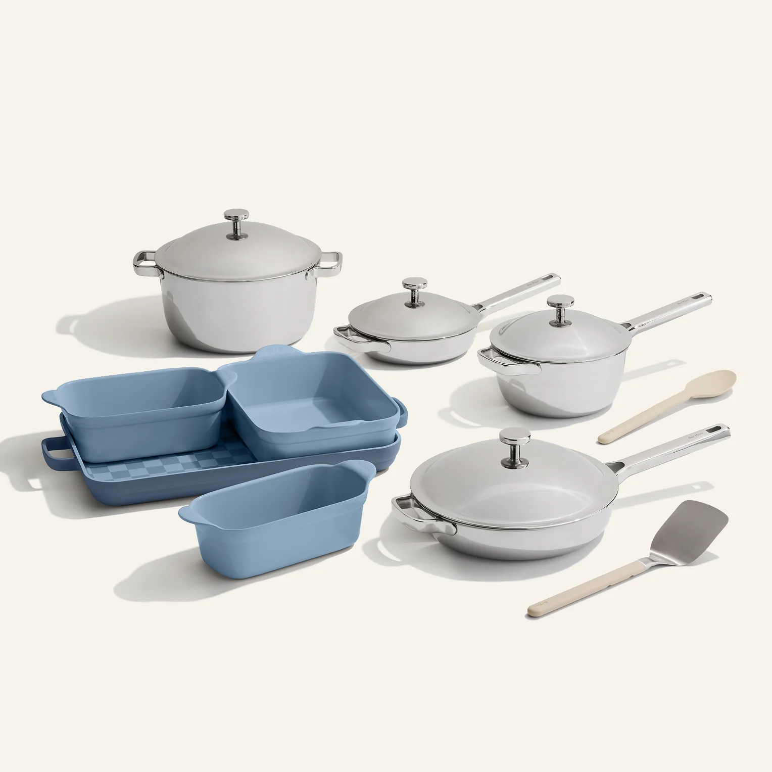 Premium Titanium Cookware Set with Nonstick Bakeware – Lightweight, Durable, and Oven-Ready Versatility
