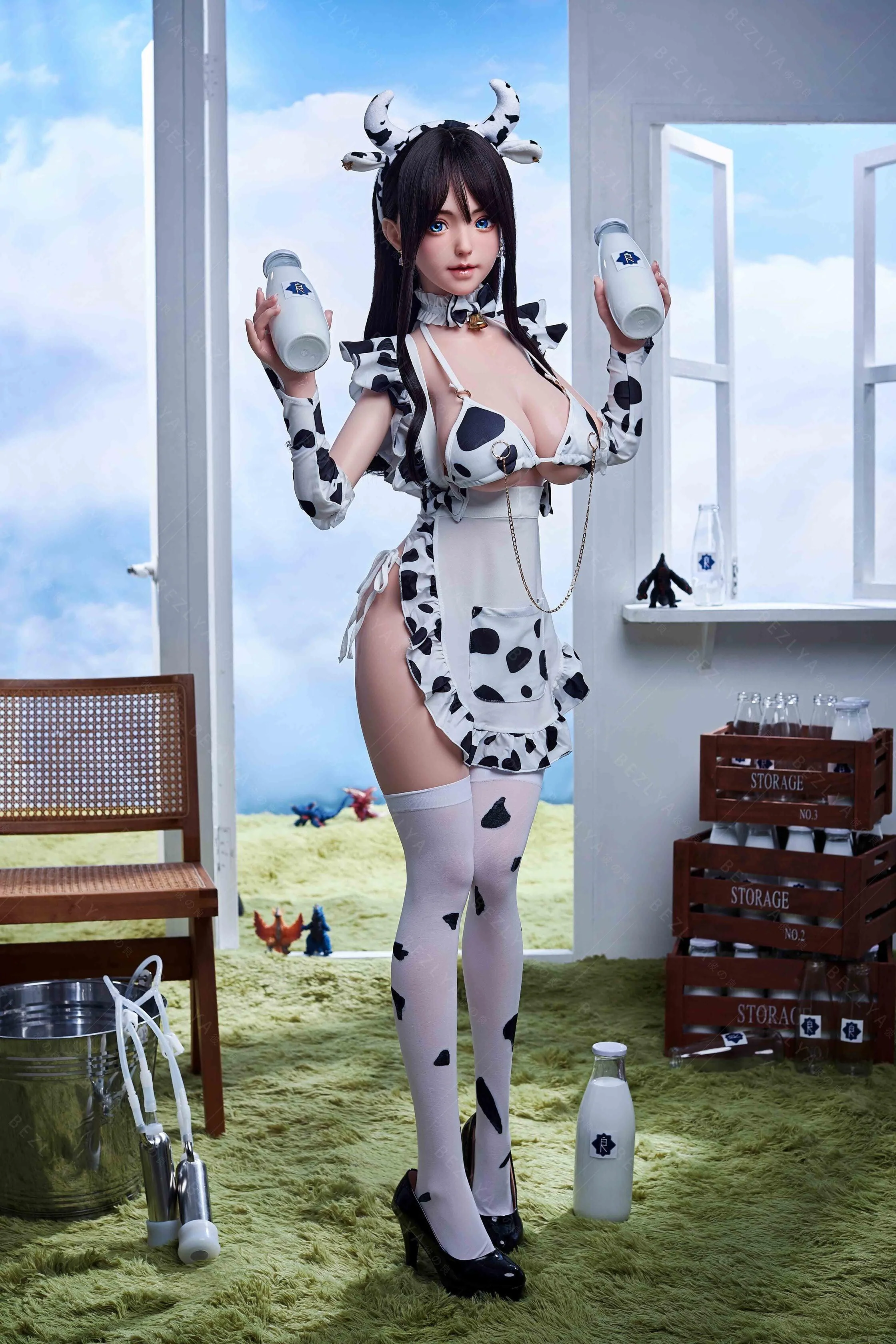 sex doll RCBezlya - Plsum - 145cm/4ft9 - 2.2CF F-cup - Silicone Sex Doll - R C