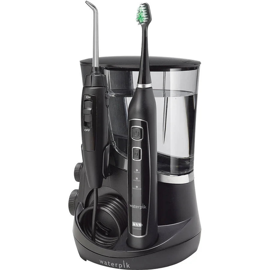 2026 Waterpik Complete Care 5.0 Water Flosser + Sonic Toothbrush, Black