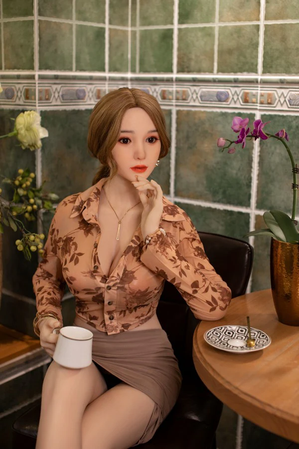 sex doll RC160cm / 5ft3 Natural Skin Sexy Charming Silicone Love Doll - Dime Doll: Sunny - R C