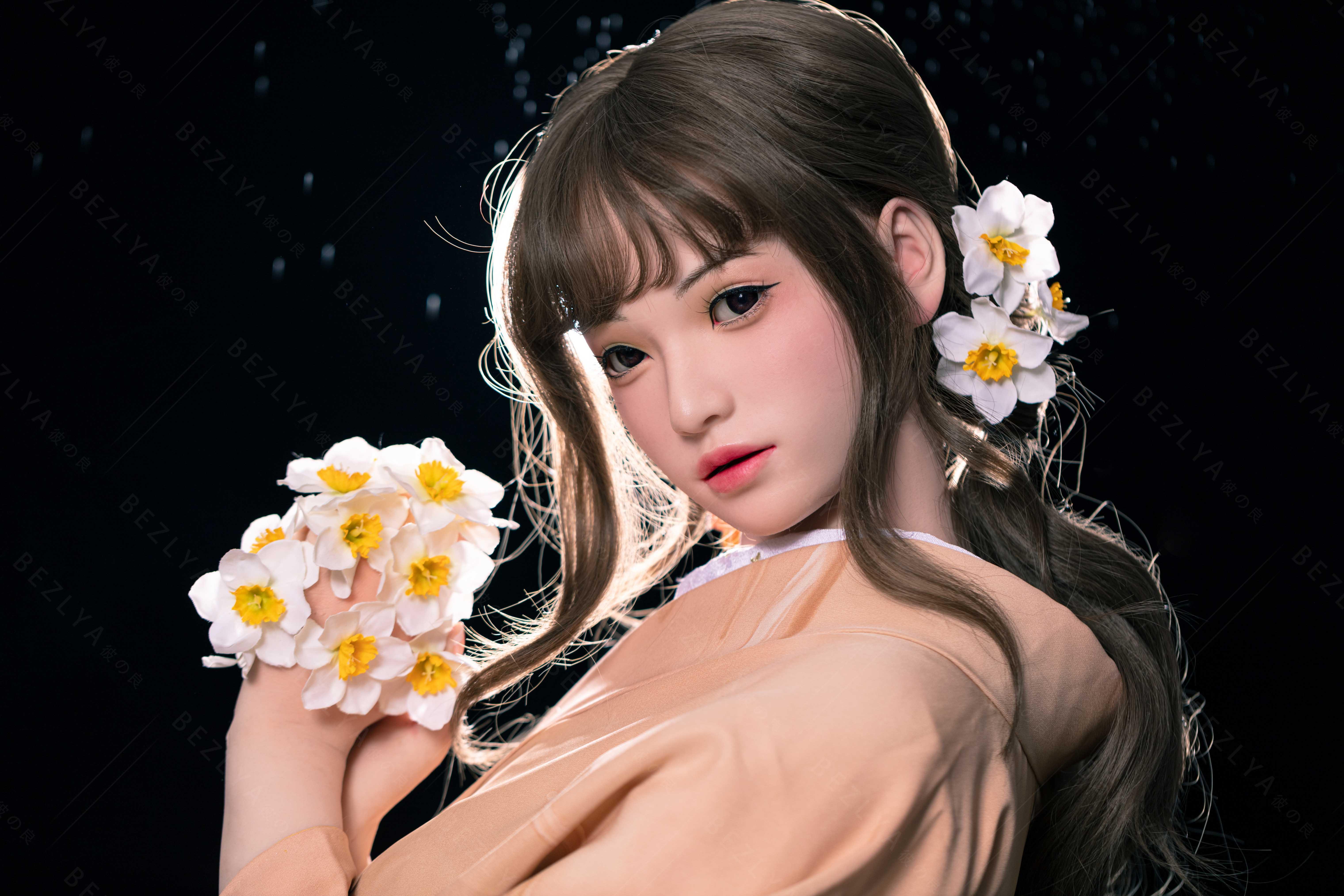 sex doll RCBezlya - Helianthus - 162cm/5ft3.75 - 2.2U A-cup - Silicone Sex Doll - R C