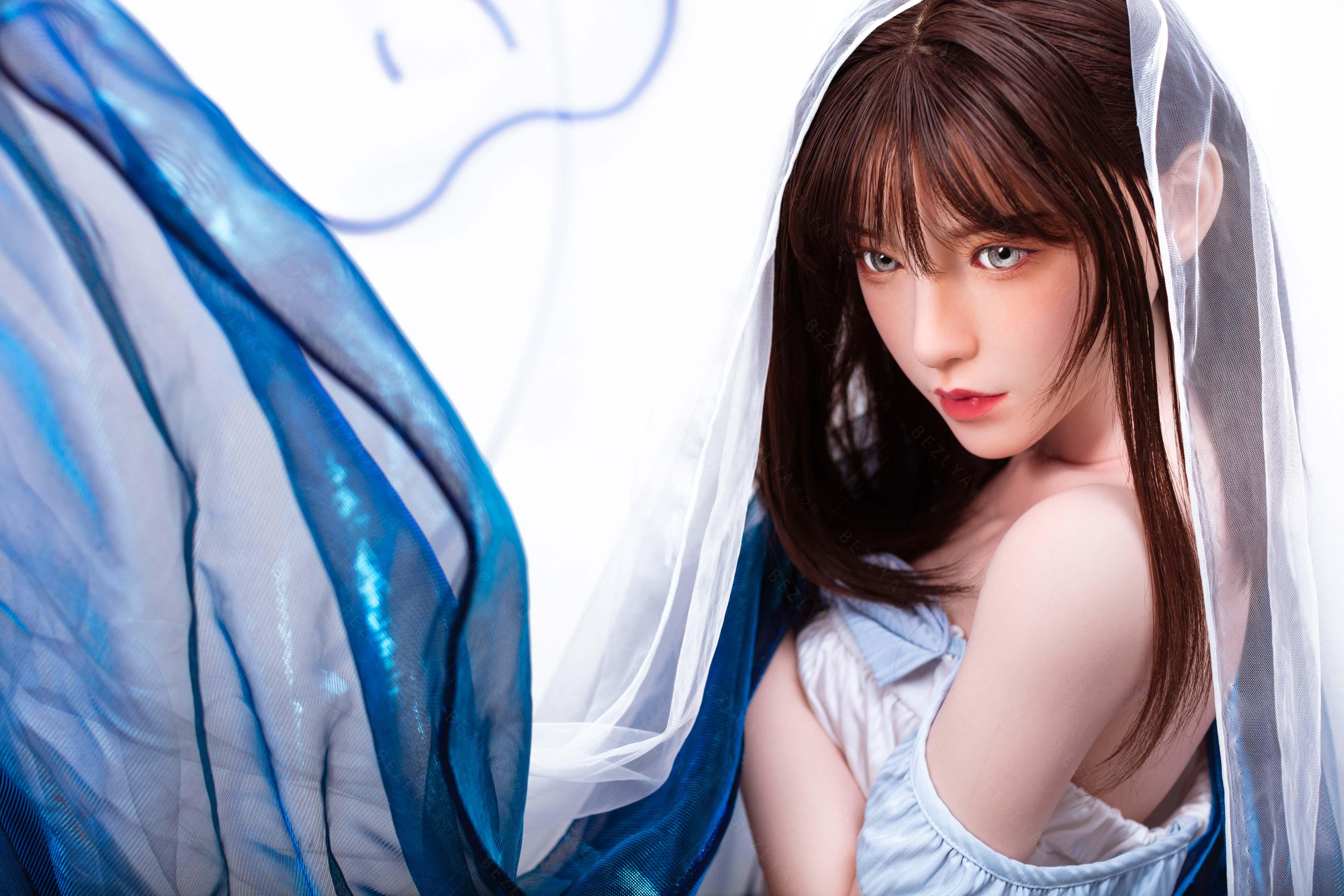 sex doll RCBezlya - Iris - 150cm/4ft11 - 2.1 B-cup - Silicone Sex Doll - R C