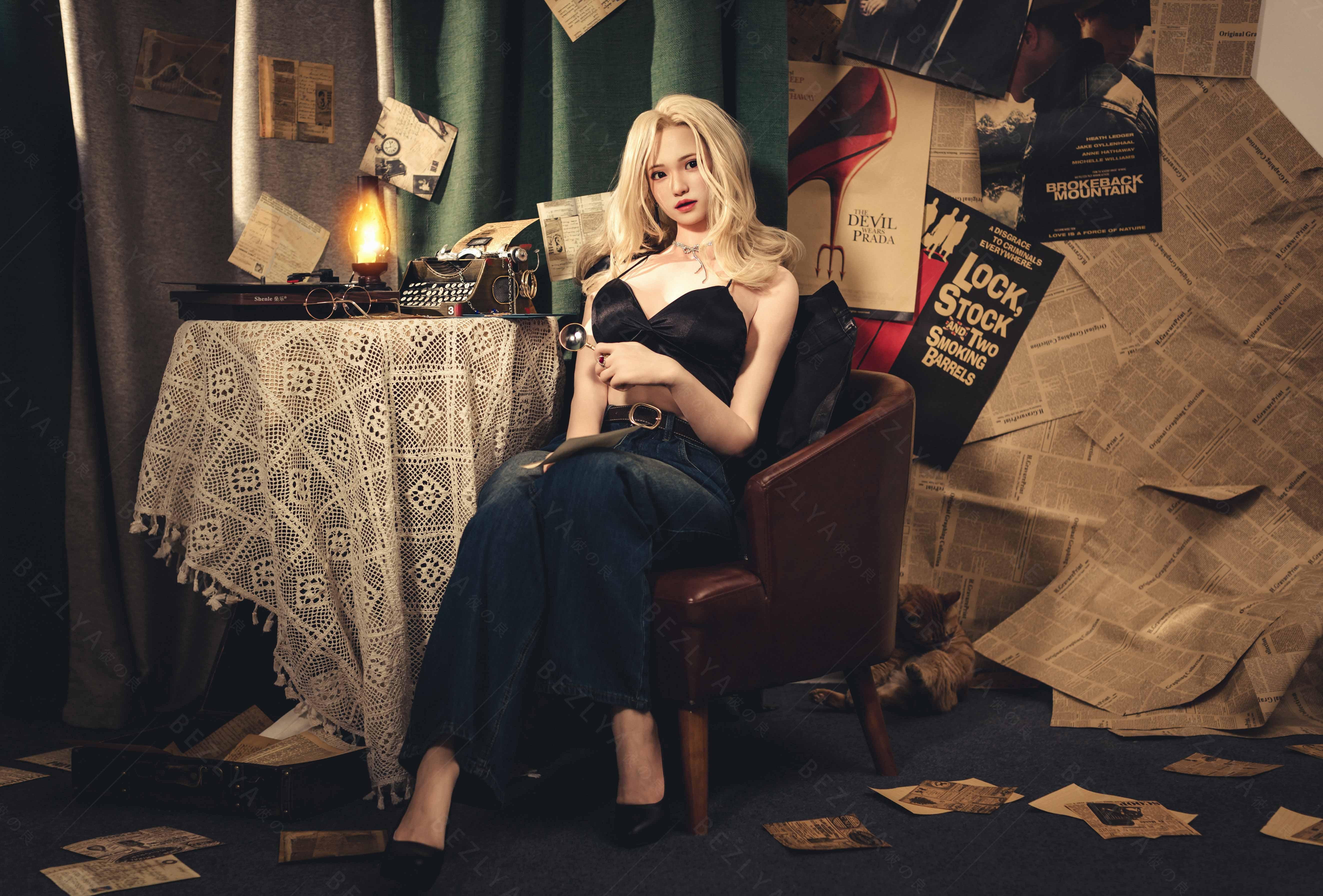 sex doll RCBezlya - Helianthus - 162cm/5ft3.75 - 2.2U A-cup - Silicone Sex Doll - R C