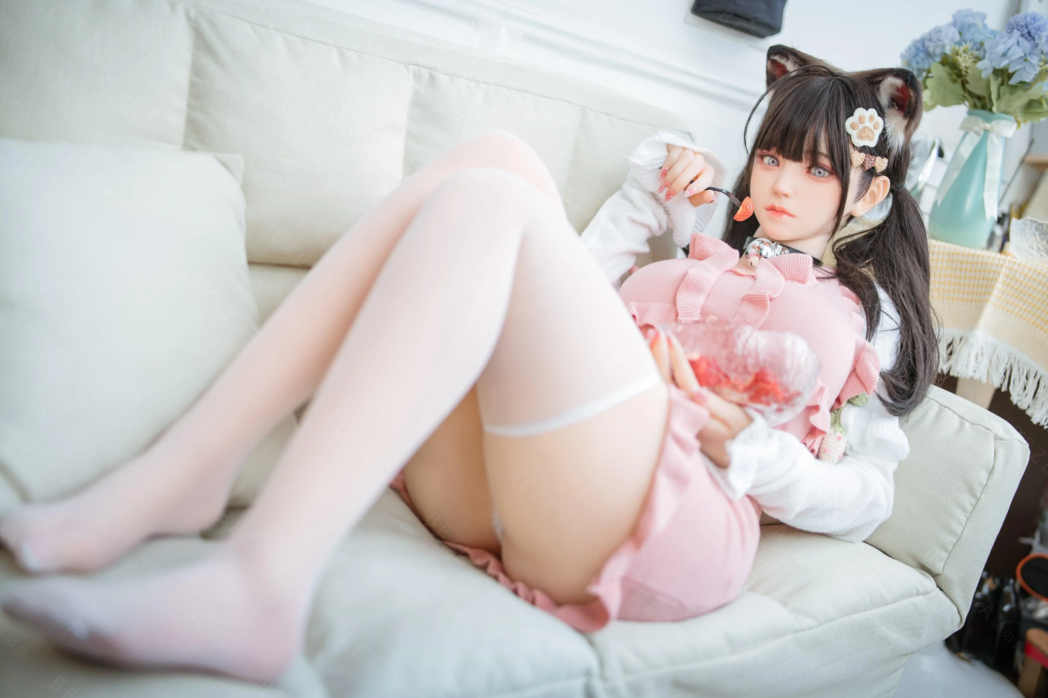 sex doll RCBezlya - Campanula - 155cm/5ft1 - 2.0 F-cup - Silicone Head + TPE Body Sex Doll - R C