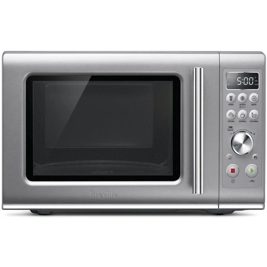 2026 Breville Compact Wave Soft Close 0.9 Cu. Ft. Microwave Oven – Quiet Door, Compact Design