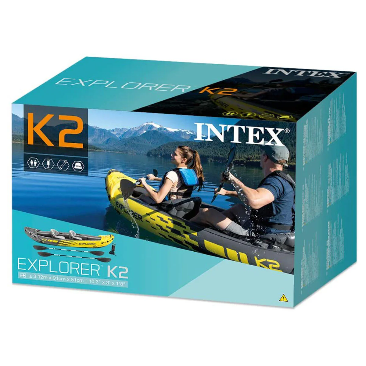 2026 Intex Inflatable Explorer K2 Kayak