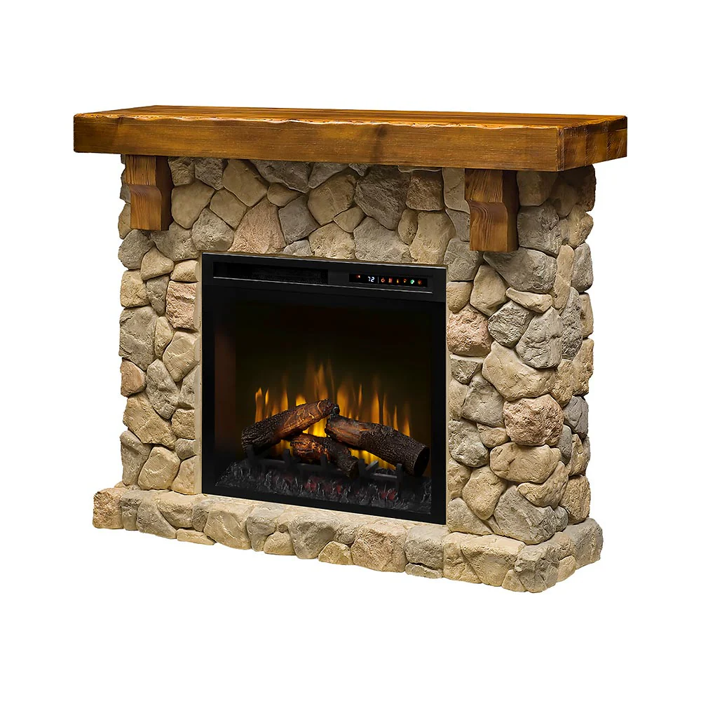 2026 Fieldstone Rustic Electric Fireplace Mantel Package GDS28L8-904ST
