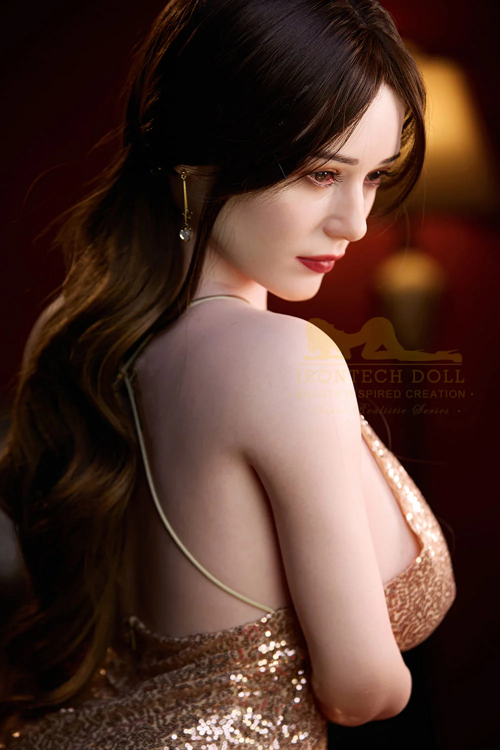 sex doll RC5ft4 / 162cm I-Cup Glitter Like Gold Dust Silicone Sex Doll - Irontech Doll:Darla - R C
