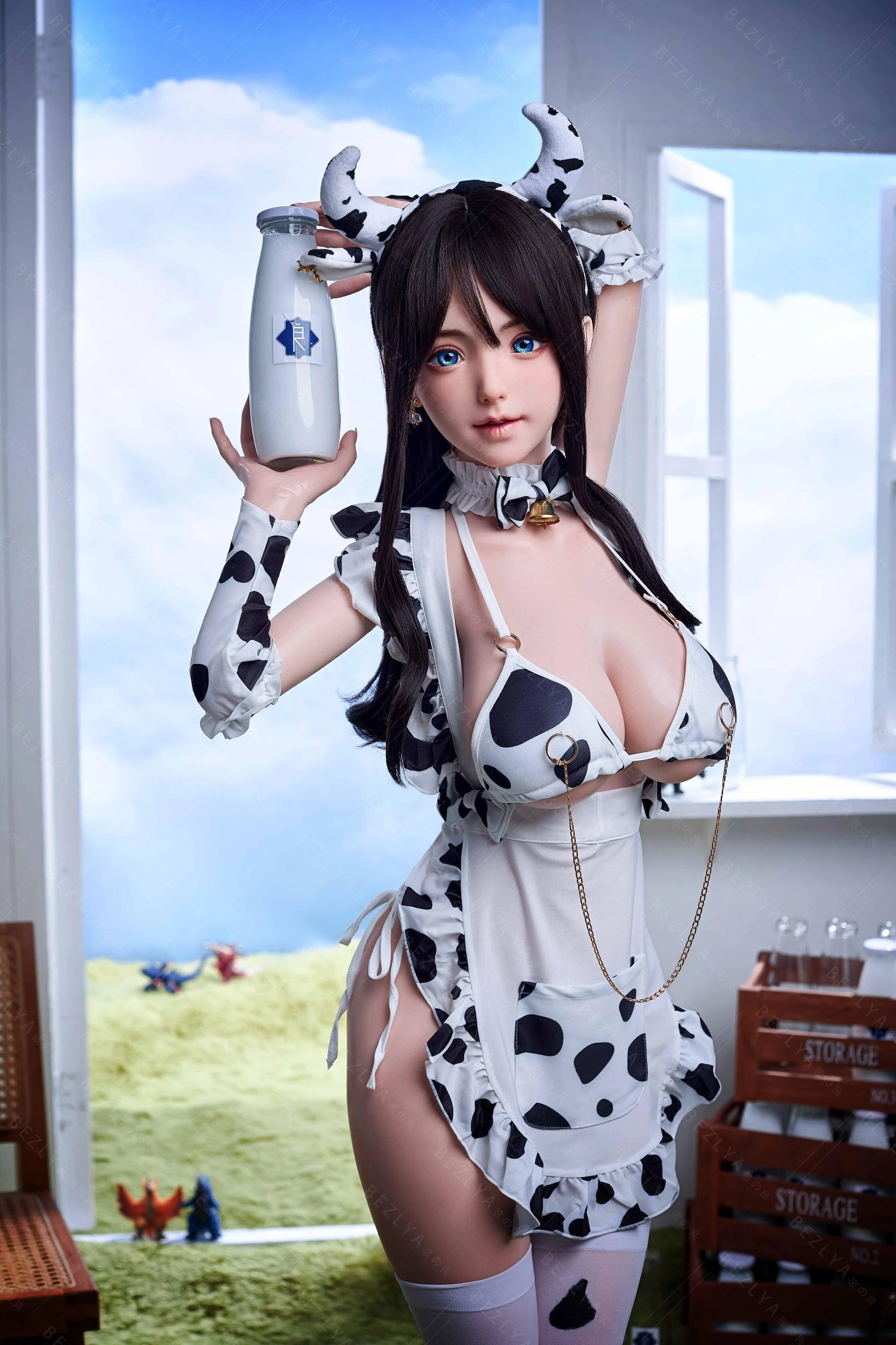 sex doll RCBezlya - Plsum - 145cm/4ft9 - 2.2CF F-cup - Silicone Sex Doll - R C