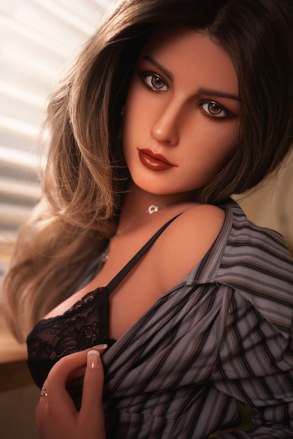 sex doll RC5.44ft/166cm Black Hair Electric Hip Sex Dolls – Lola - R C