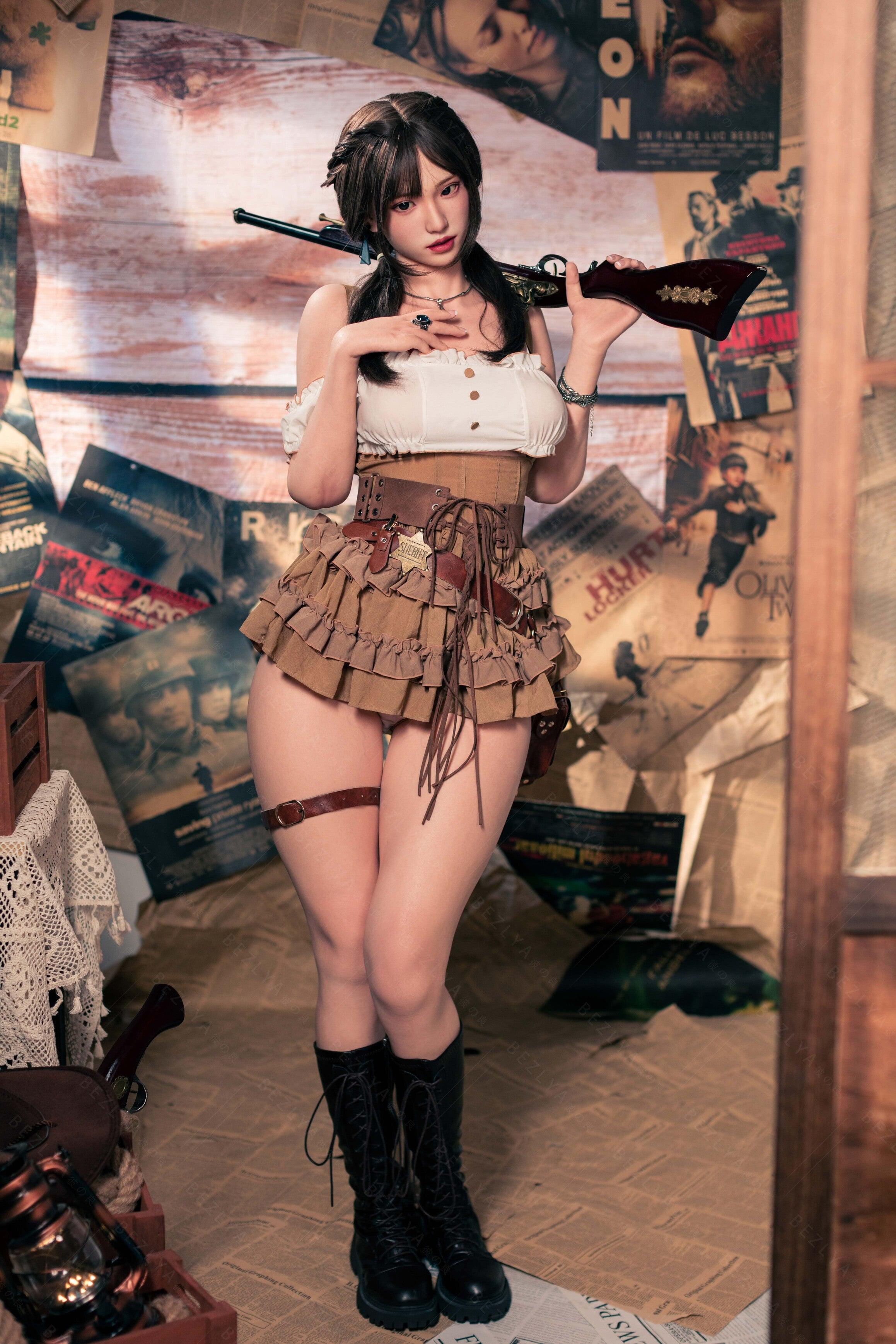 sex doll RCBezlya - Helianthus - 162cm/5ft3.75 - 2.2U A-cup - Silicone Sex Doll - R C