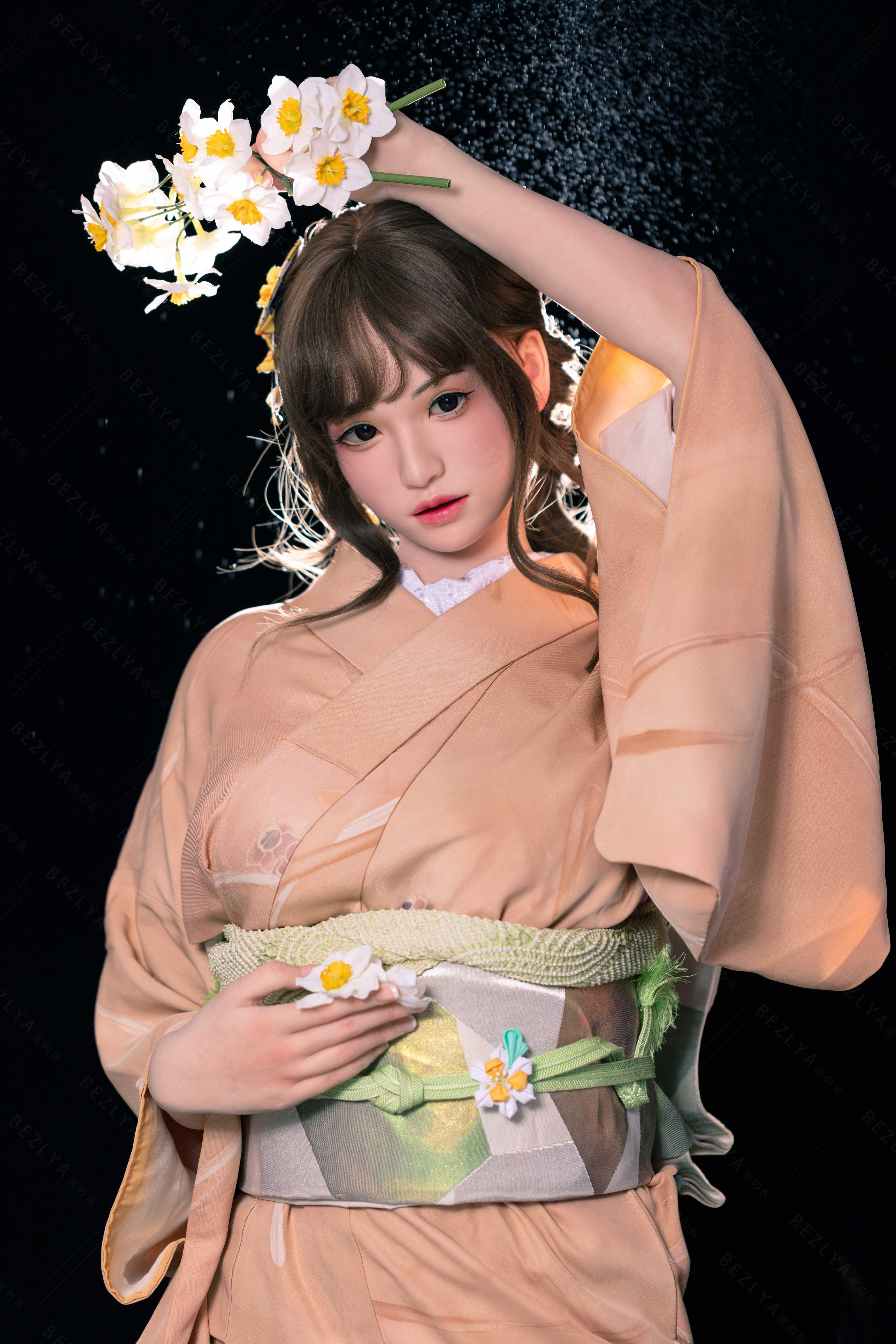 sex doll RCBezlya - Helianthus - 162cm/5ft3.75 - 2.2U A-cup - Silicone Sex Doll - R C