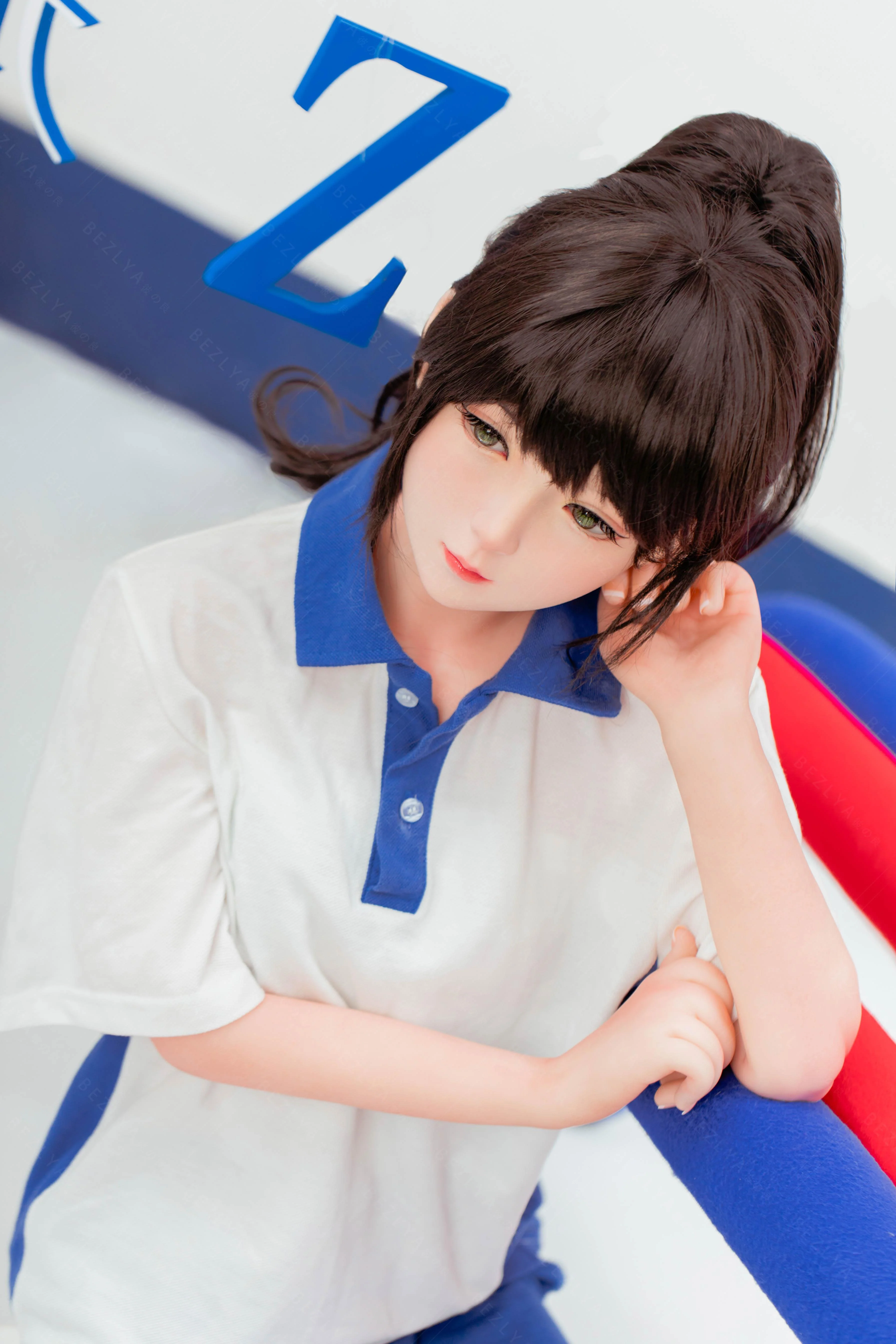 sex doll RCBezlya - Jasmine - 138cm/4ft6.25 - 2.0 AA-cup - Silicone Head + TPE Body Sex Doll - R C