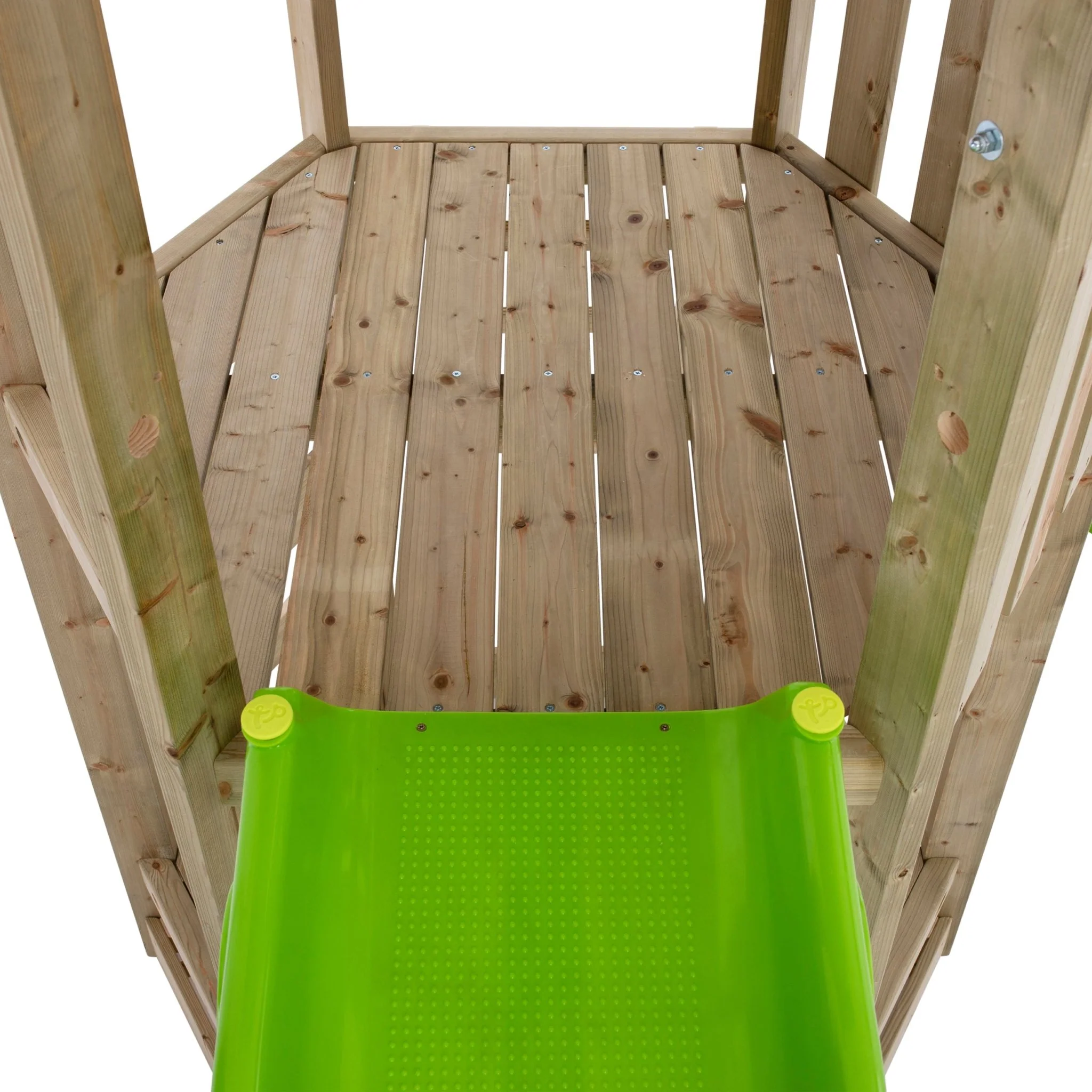TP Castlewood Beeston Wooden Climbing Frame with Swing Set & Slide - FSC® certified