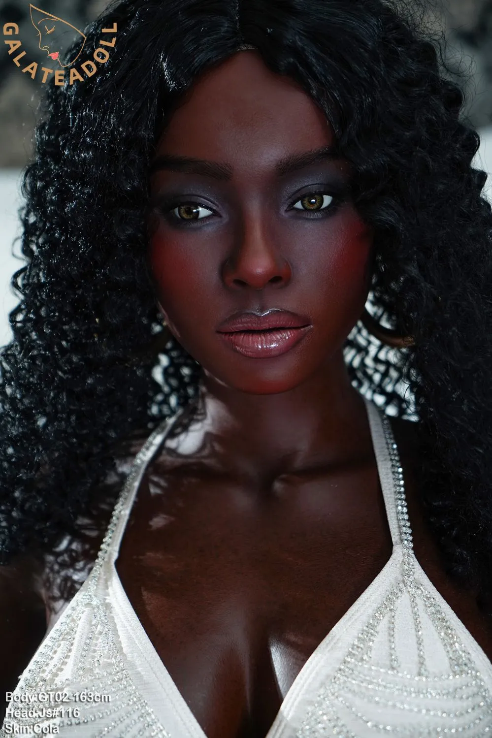 sex doll RC5.3ft/163cm Full Silicone Black Sex Doll - Hailey - R C