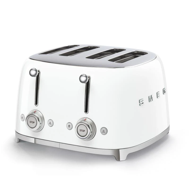 2026 SMEG TSF03WHUK Four Slice Toaster in White