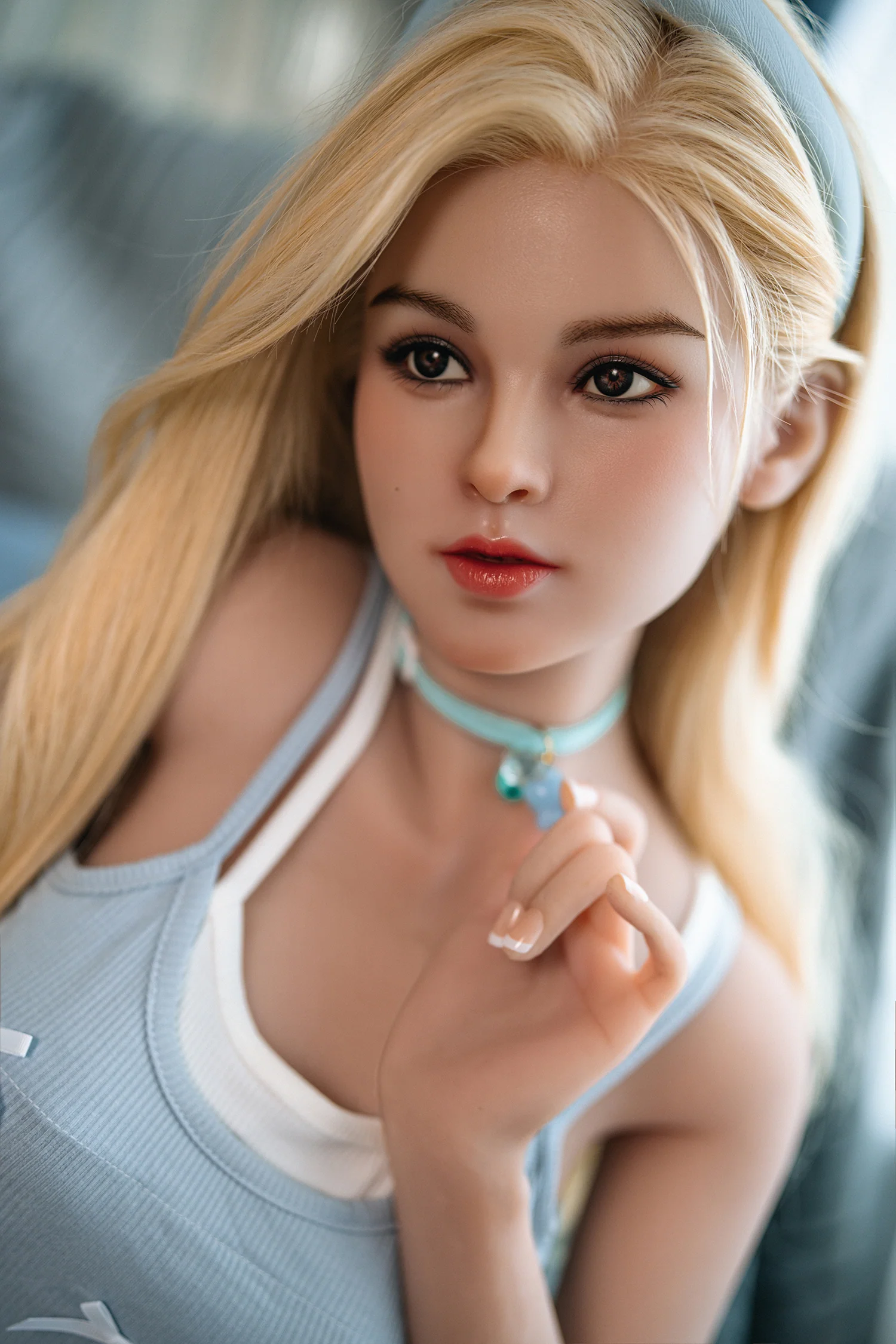 sex doll RC3-7 Days Delivery! Isla-150cm/4ft11 Movable Jaw Transplanted Hair Silicone Head Sex Doll - R C