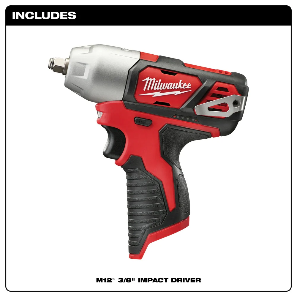 2026 Milwaukee 2463-20 M12 3/8” Impact Wrench, Bare Tool