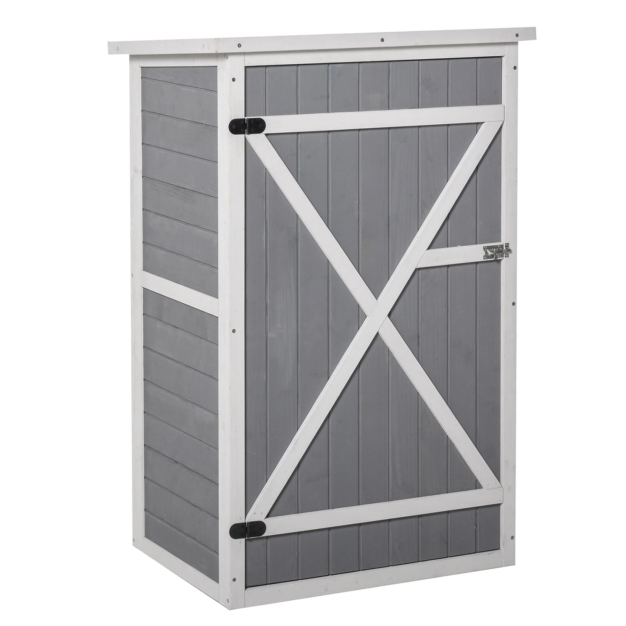 Outsunny Garden Storage Shed - Grey
