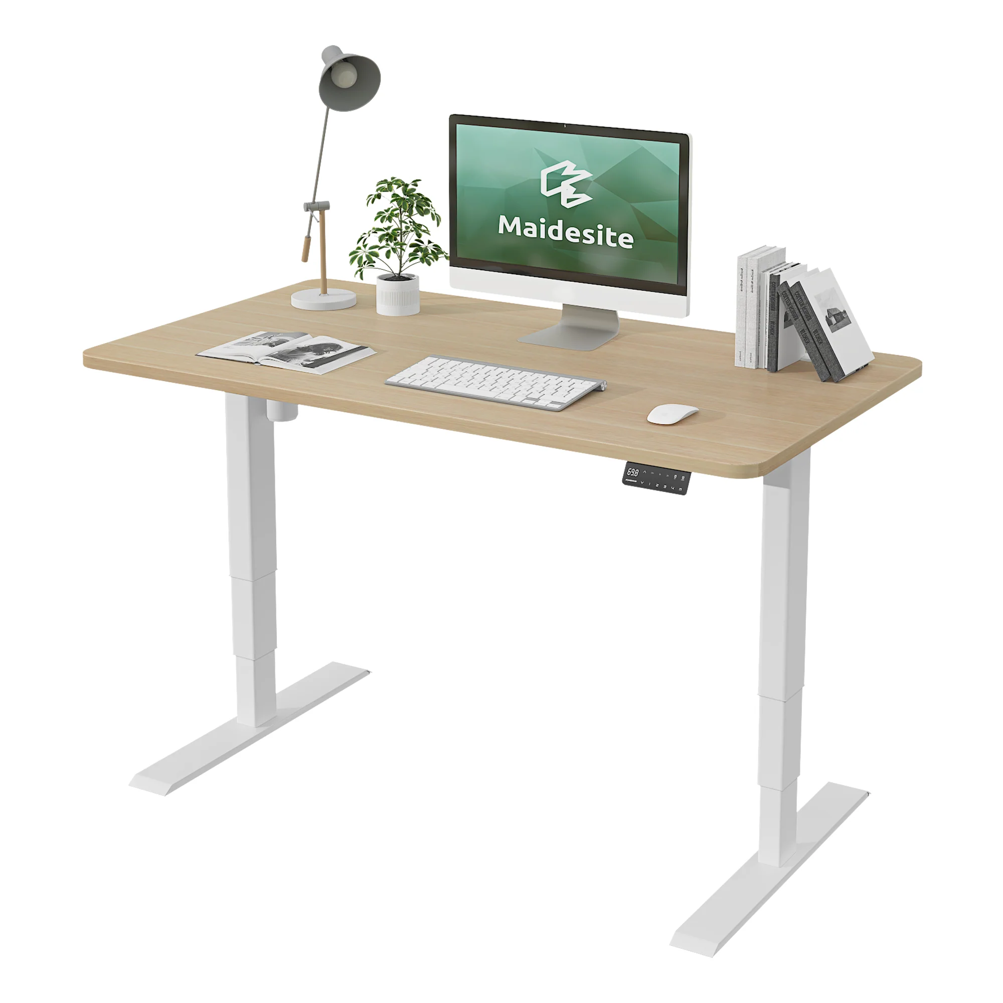 Maidesite Standard Series 48 inch Height Adjustable Electric Standing Desk Elite Edition