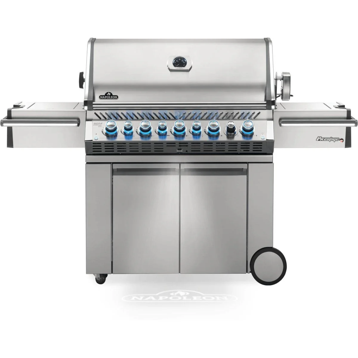 2026 Napoleon Prestige Pro 665 Freestanding Gas Grill w/ Infrared Side Burner & Rotisserie | Natural Gas or Liquid Propane | PRO665RSIB