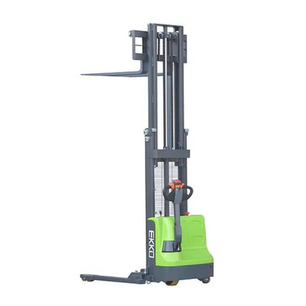 2026 EKKO EB12E-98Li Lithium Straddle Stacker - 2640lb Capacity