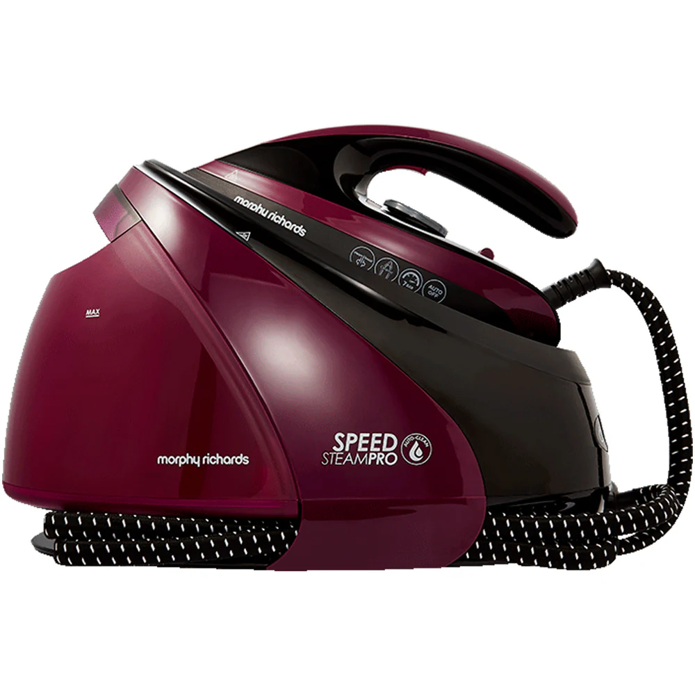 2026 Morphy Richards 332102 Speed Steam Pro Steam Generator Iron Autoclean Purple