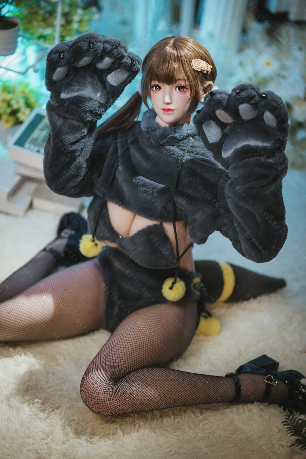 sex doll RCBezlya - Paeonia - 155cm/5ft1 - 2.0 F-cup - Silicone Head + TPE Body Sex Doll - R C