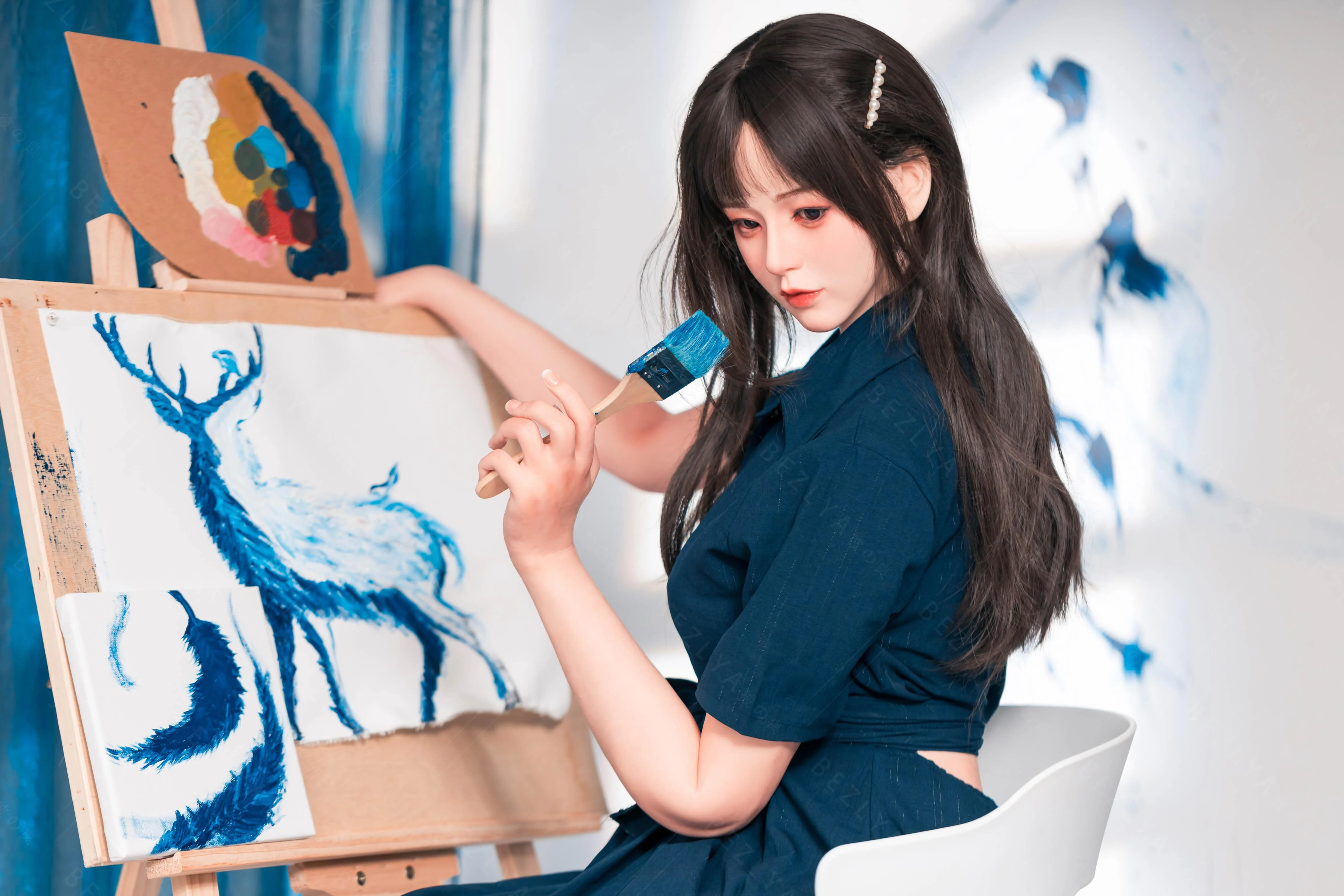 sex doll RCBezlya - Begonia - 162cm/5ft3.75 - 2.2U A-cup - Silicone Sex Doll - R C