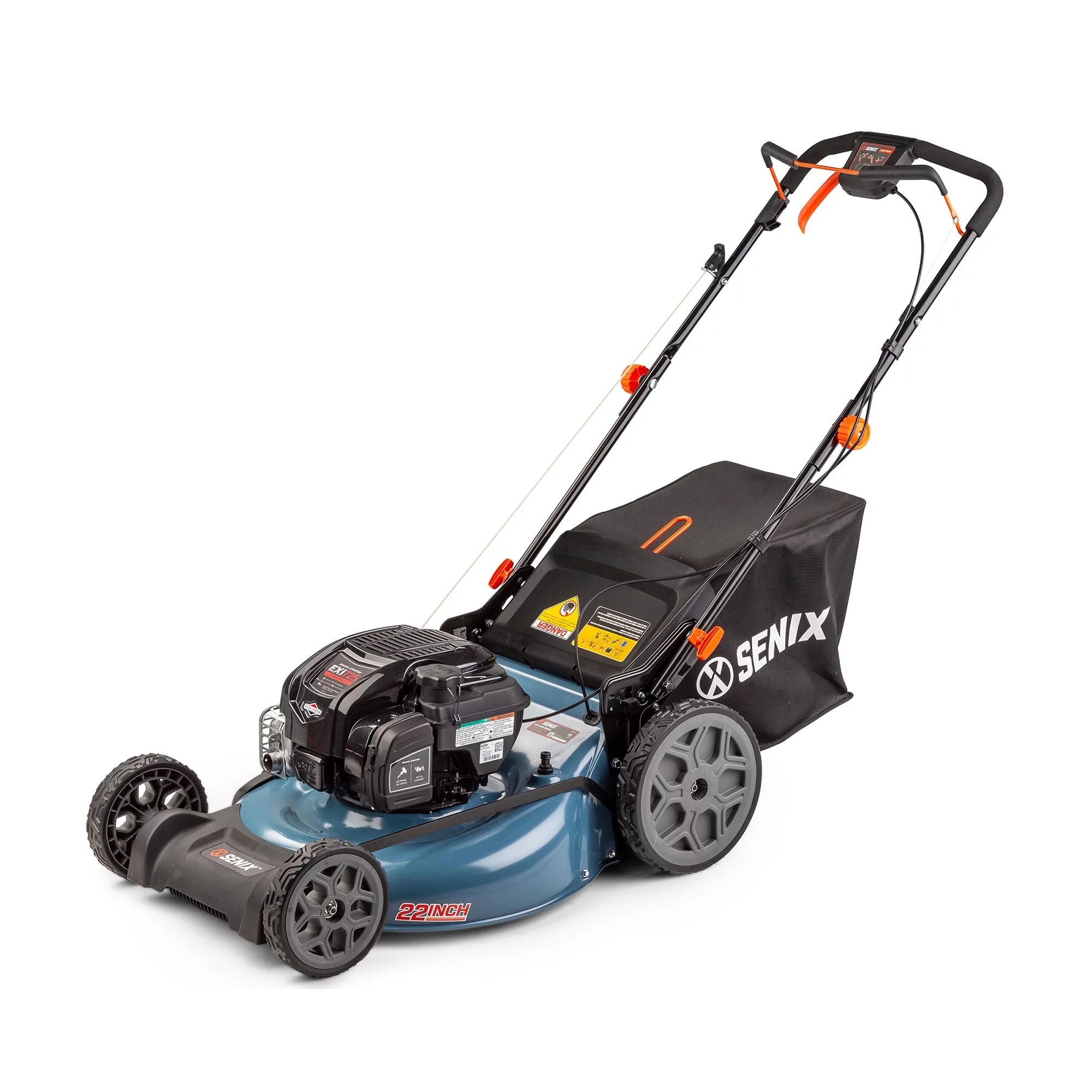 2026 SENIX 22in 163cc 4-Cycle Gas Self-Propelled Mower, 3-in-1, Variable Speed, 11in Rear Wheels, LSSG-H2